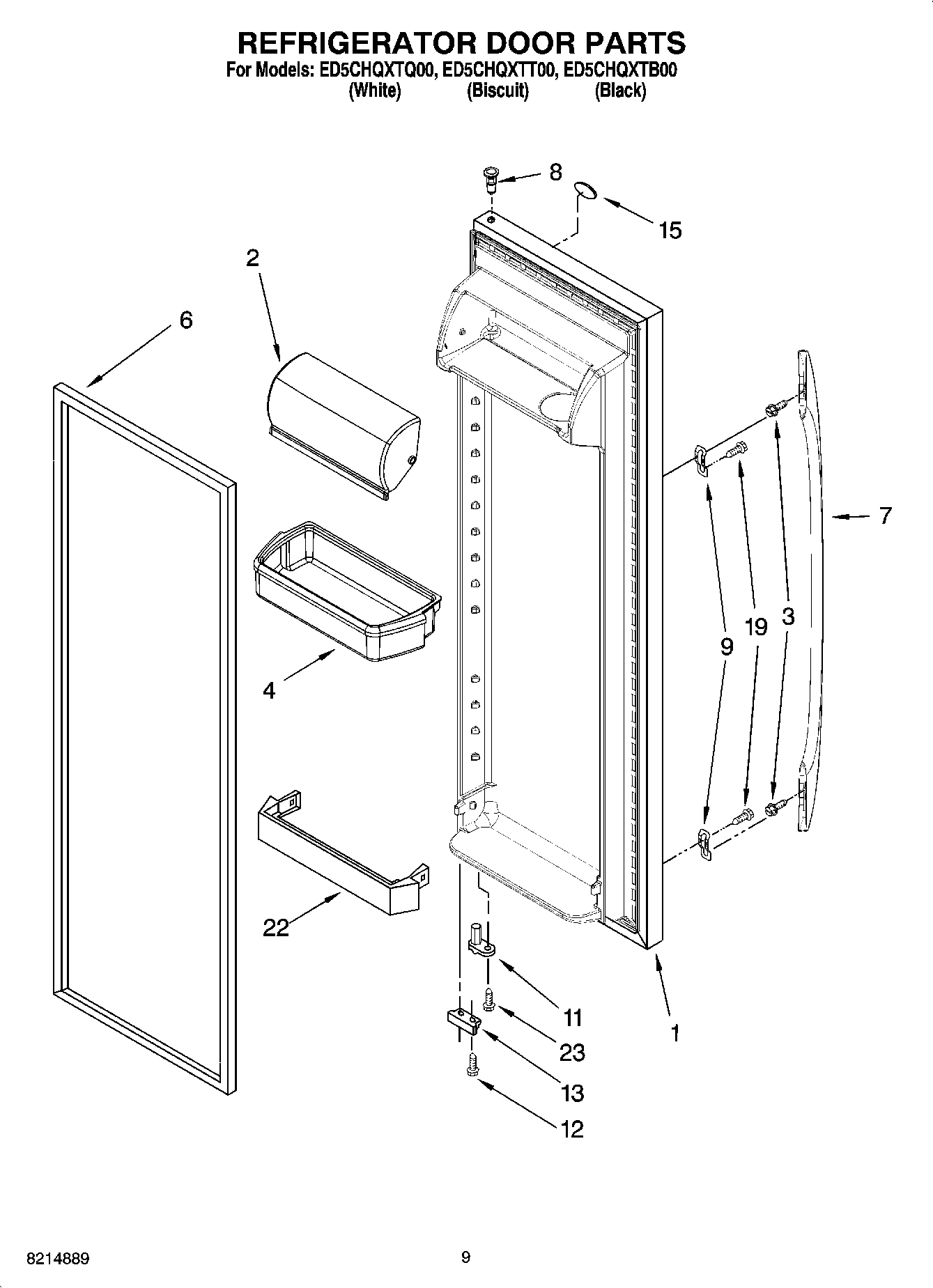 06 - REFRIGERATOR DOOR PARTS