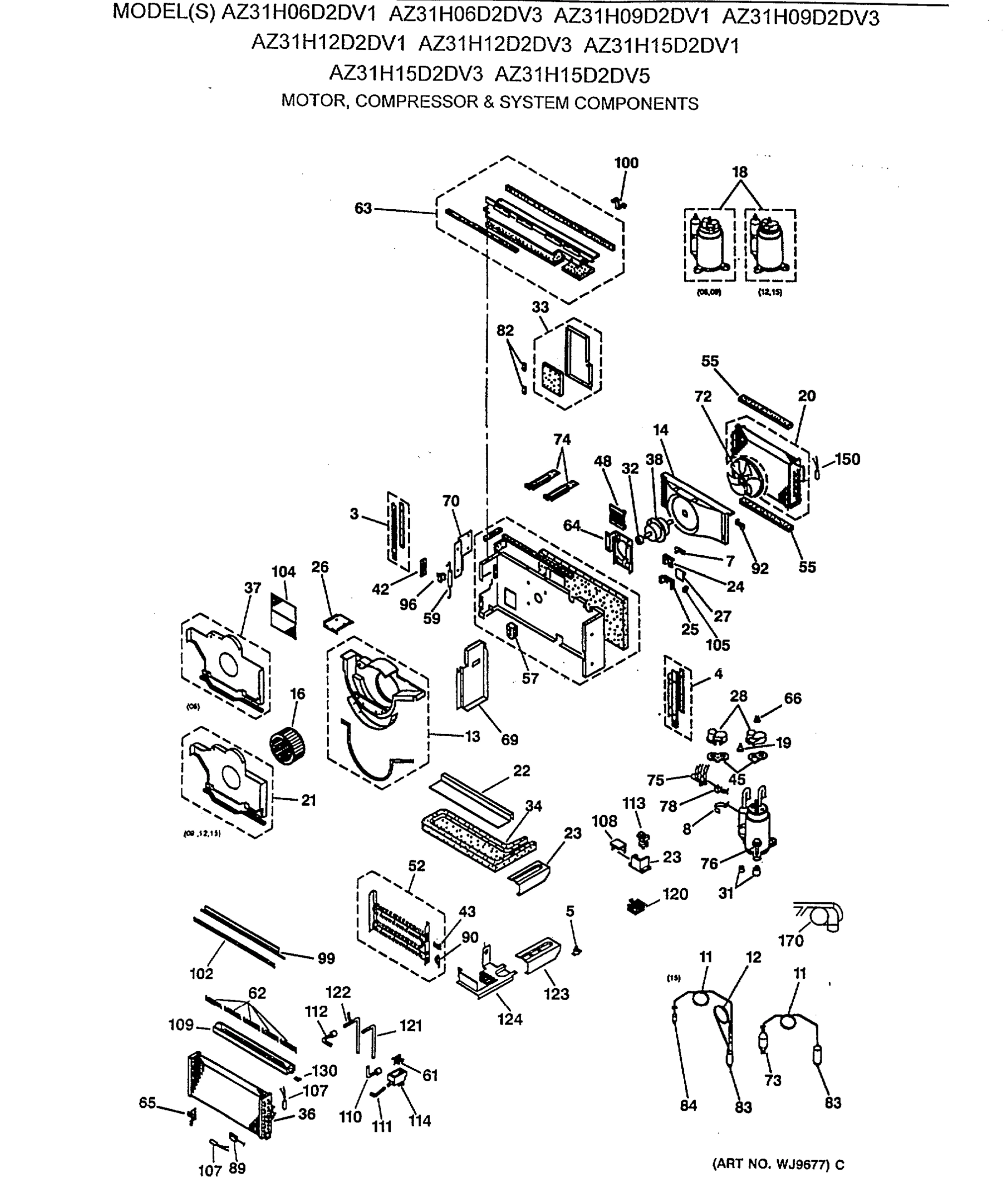 MOTOR, COMPRESSOR & SYSTEM COMPONENTS
