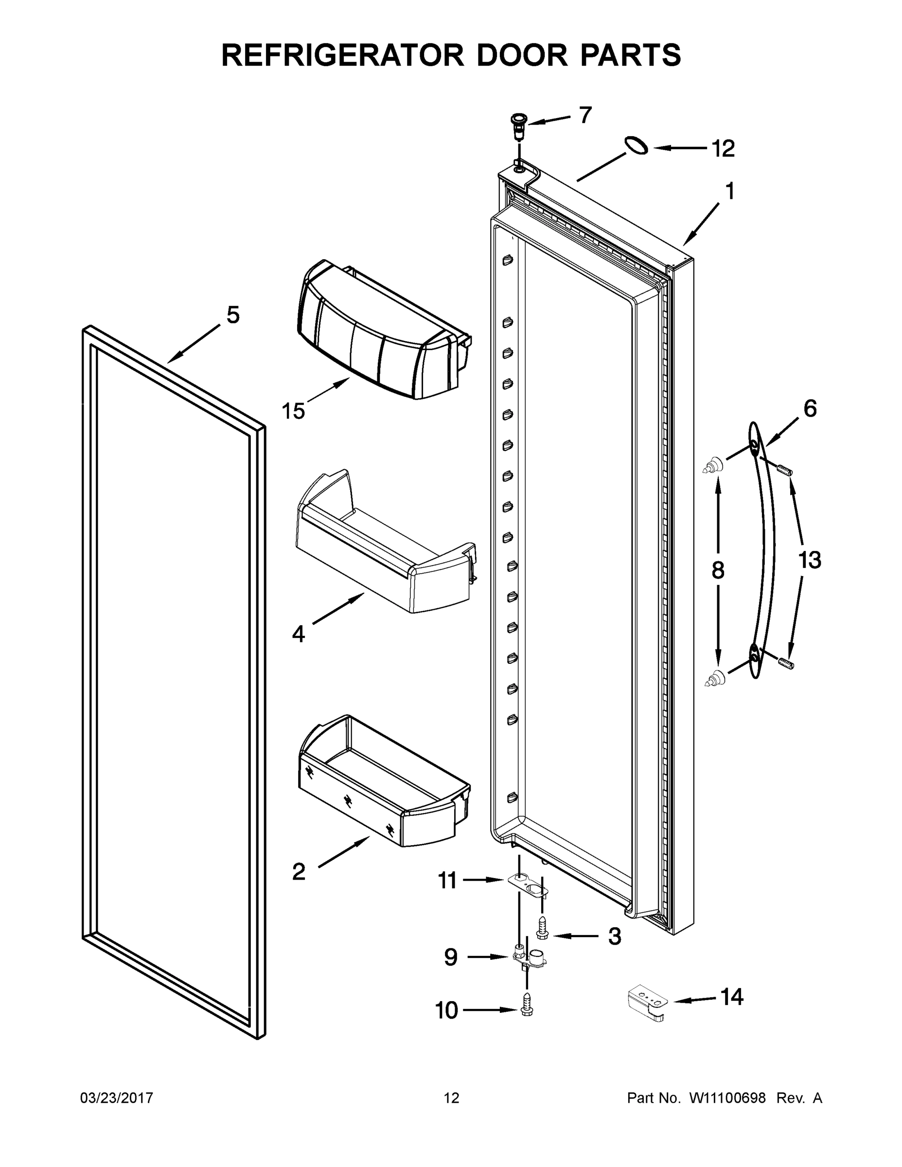 07 - REFRIGERATOR DOOR PARTS