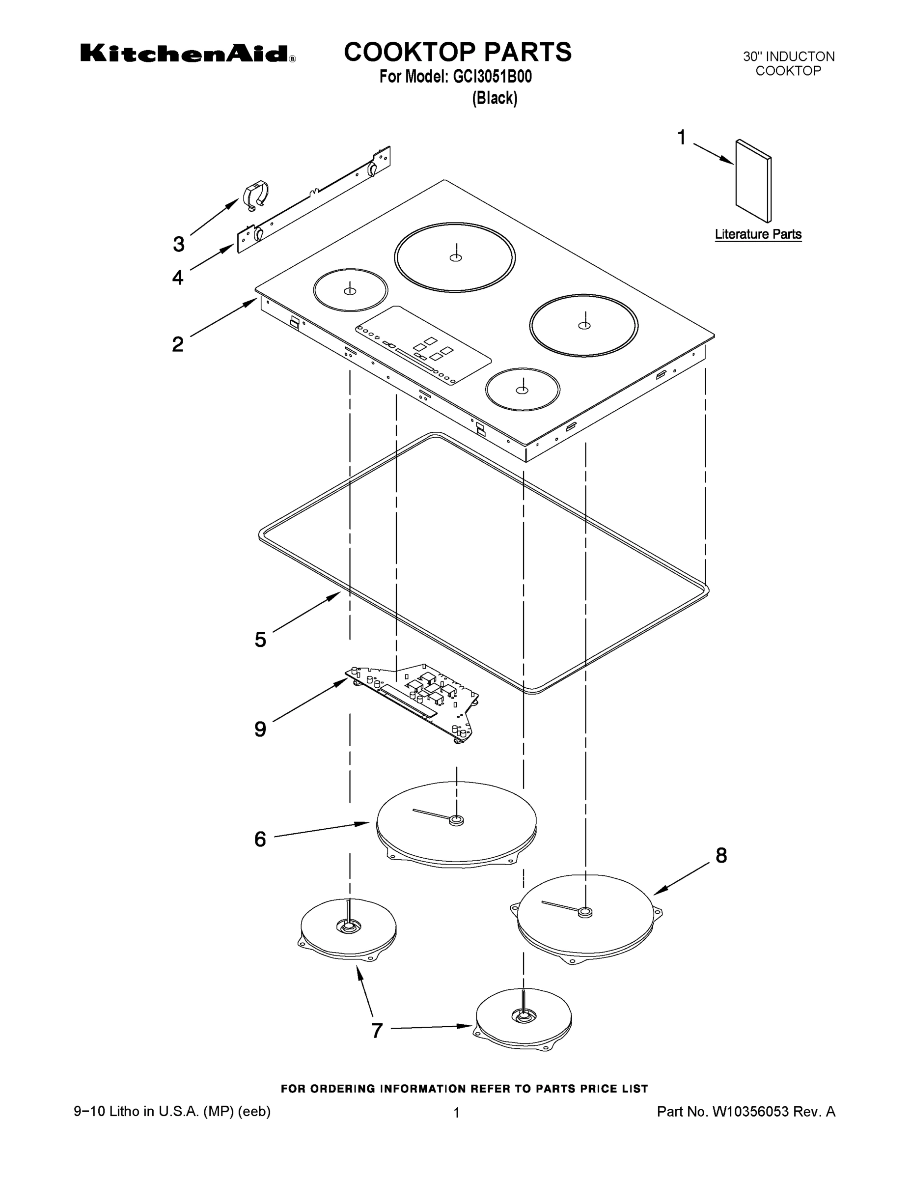 01 - COOKTOP PARTS