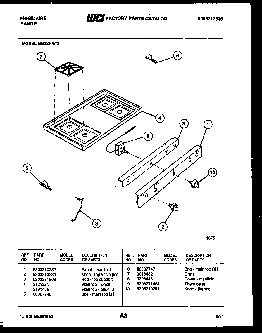03 - COOKTOP PARTS