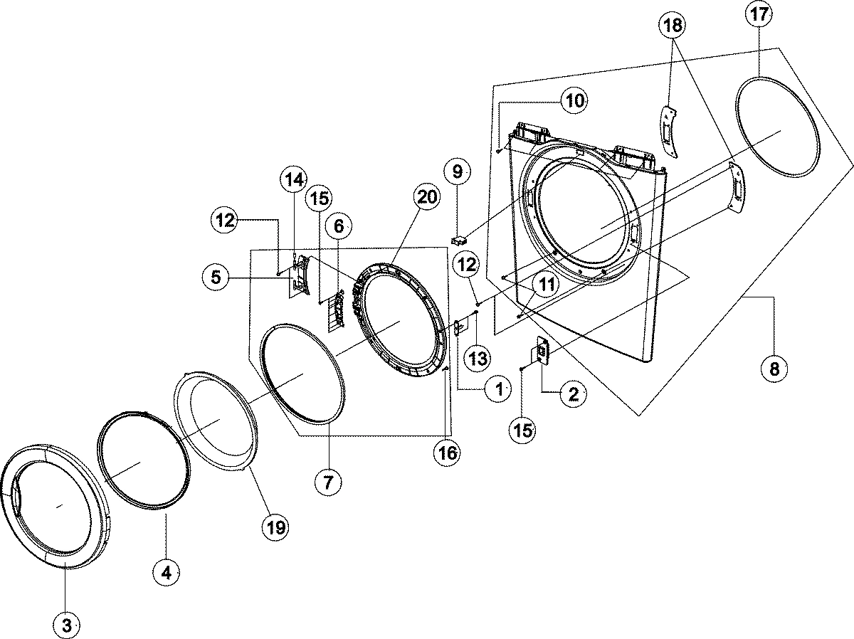 02 - DOOR - FRONT PANEL