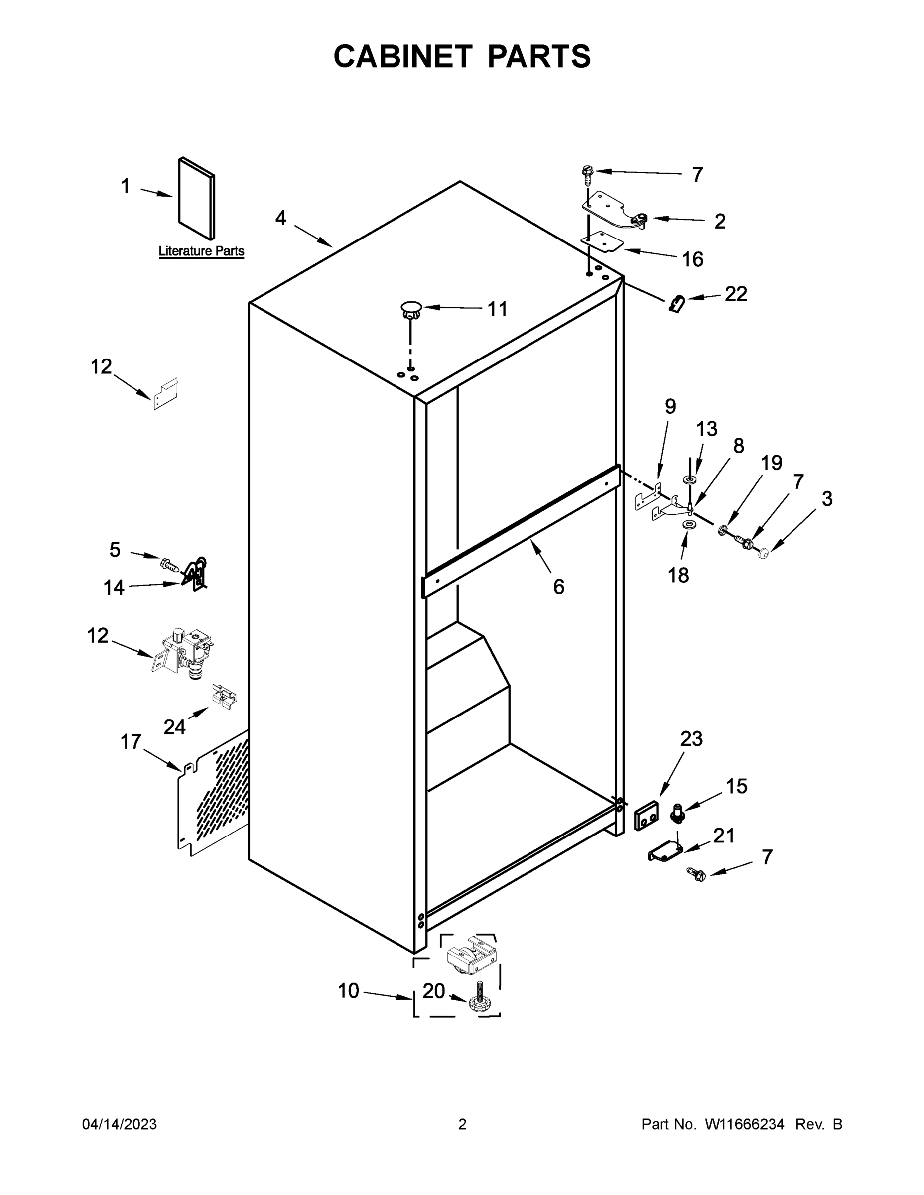 02 - CABINET PARTS