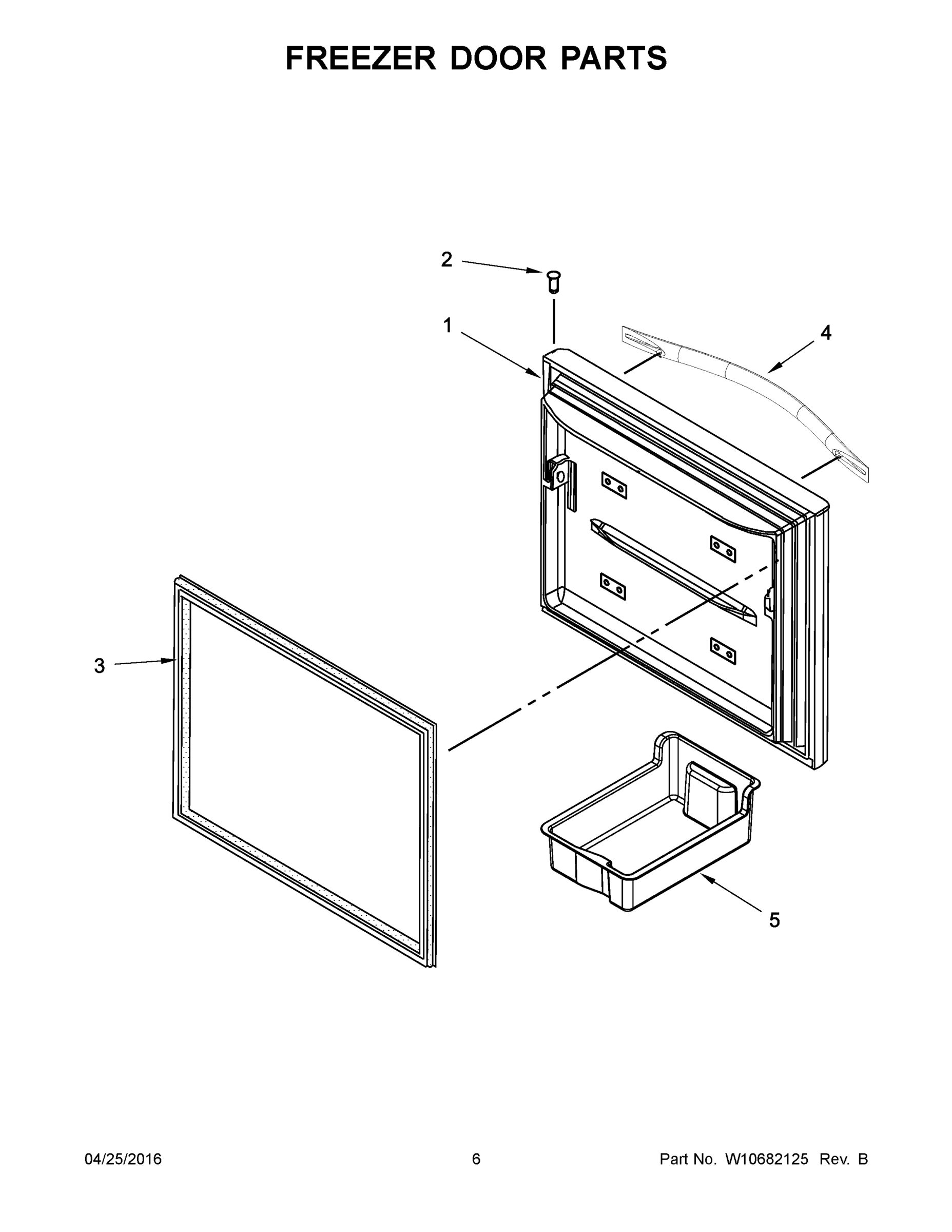 04 - FREEZER DOOR PARTS