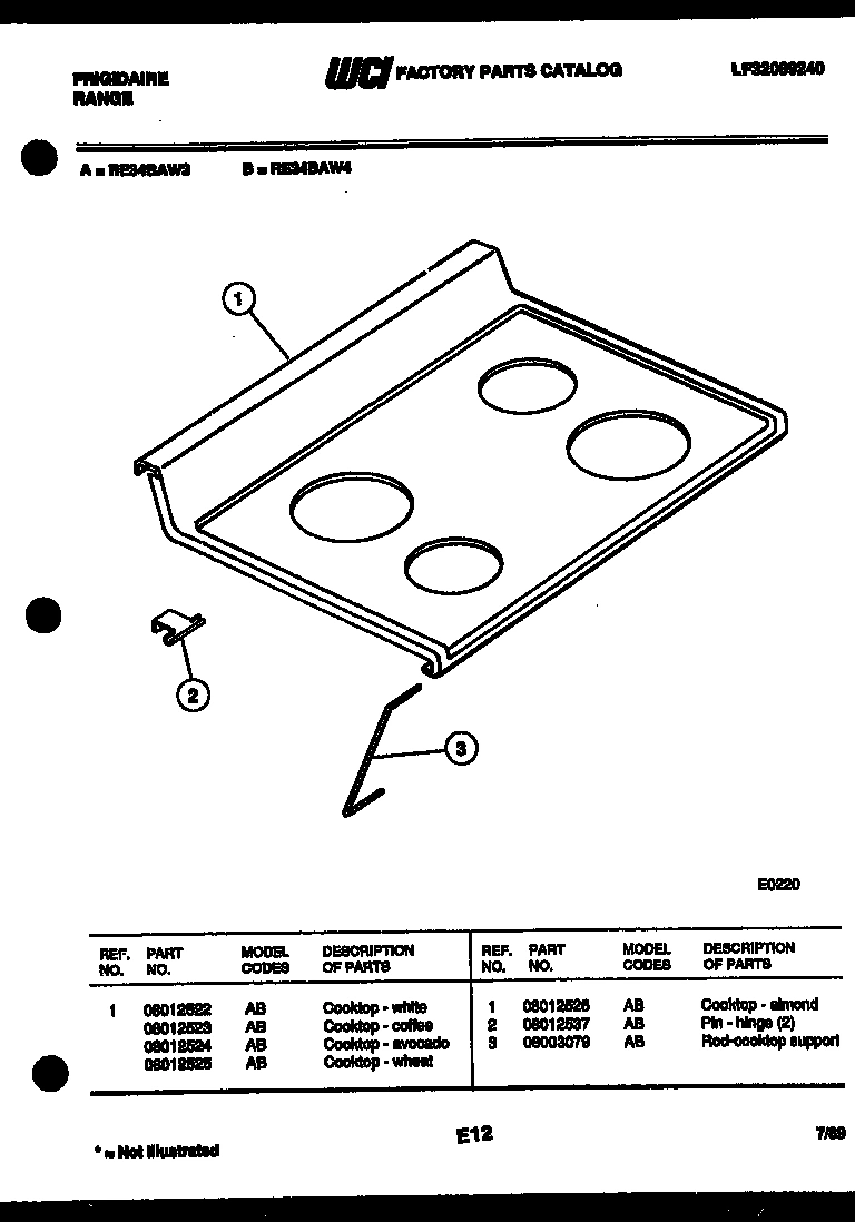 03 - COOKTOP PARTS