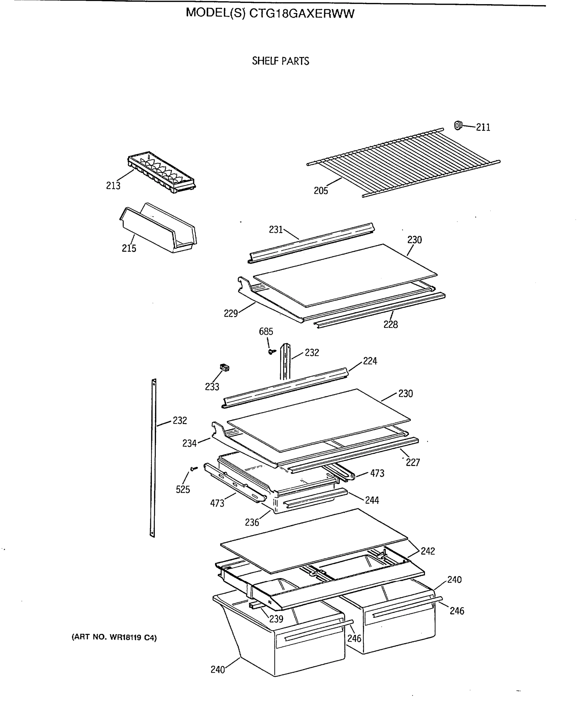 SHELF PARTS