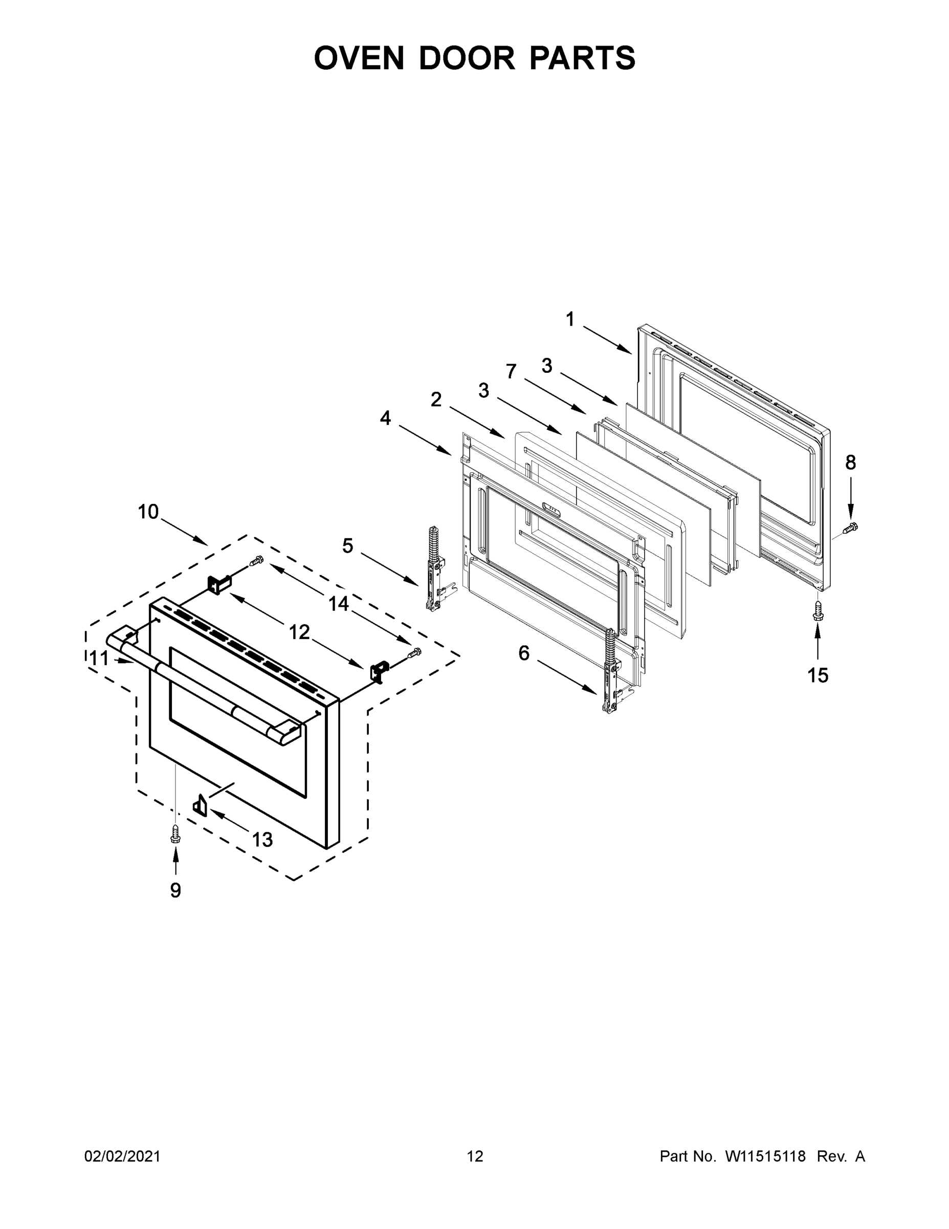 07 - OVEN DOOR PARTS