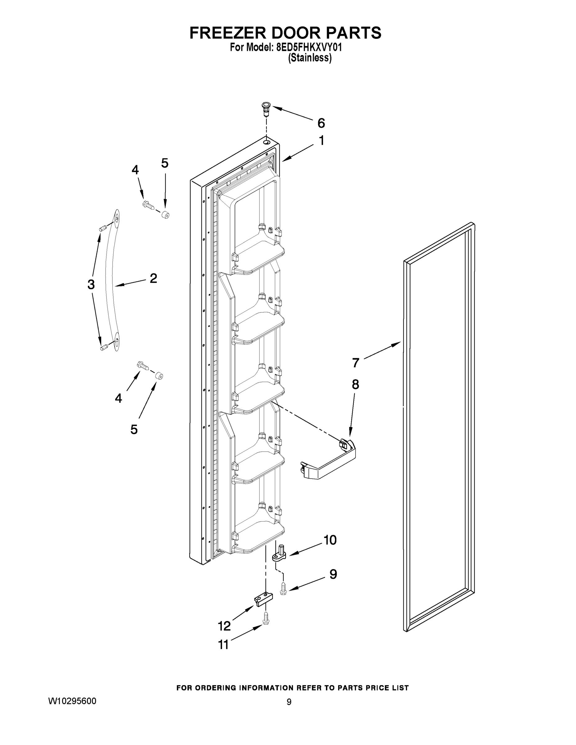 07 - FREEZER DOOR PARTS