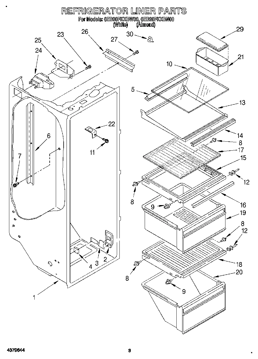 02 - REFRIGERATOR LINER