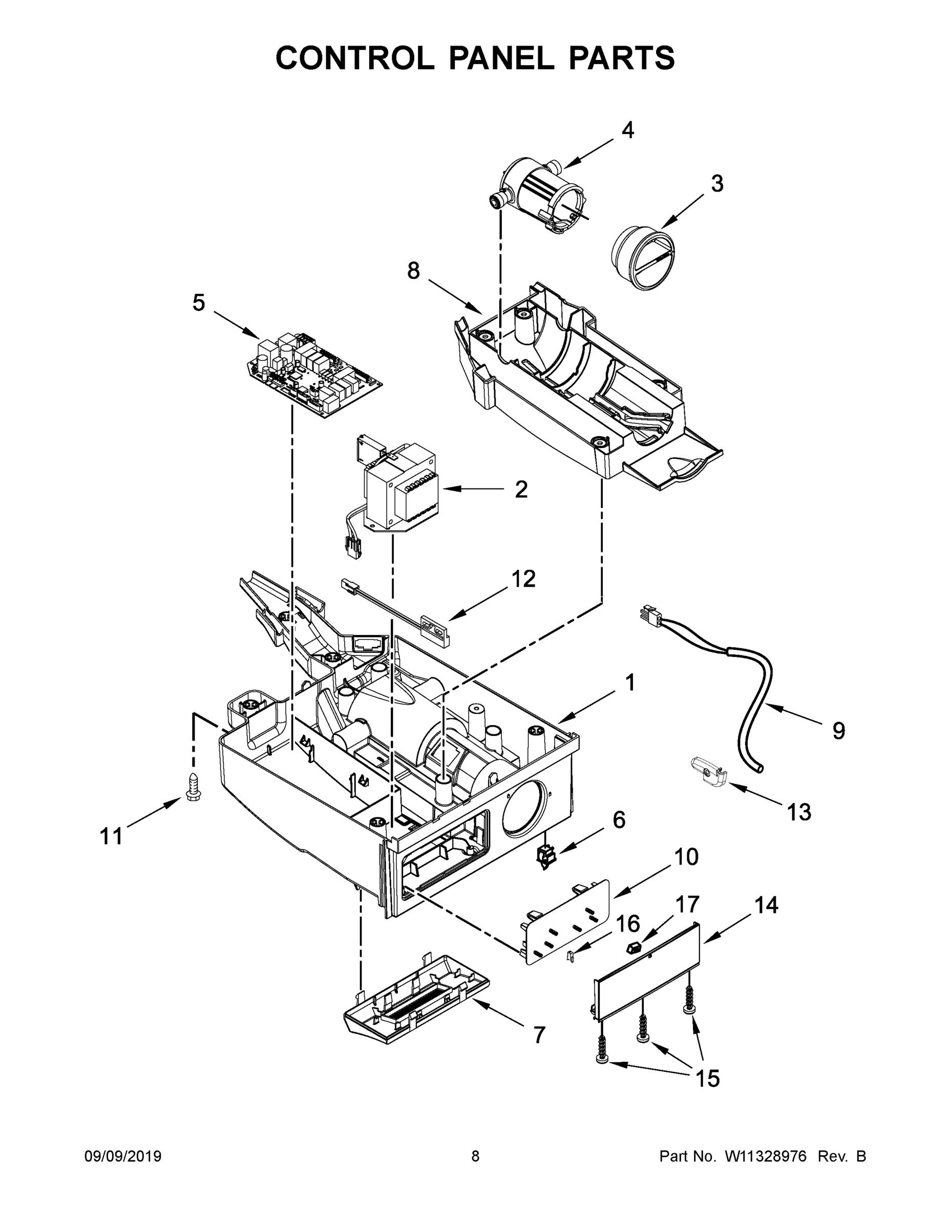 05 - CONTROL PANEL PARTS