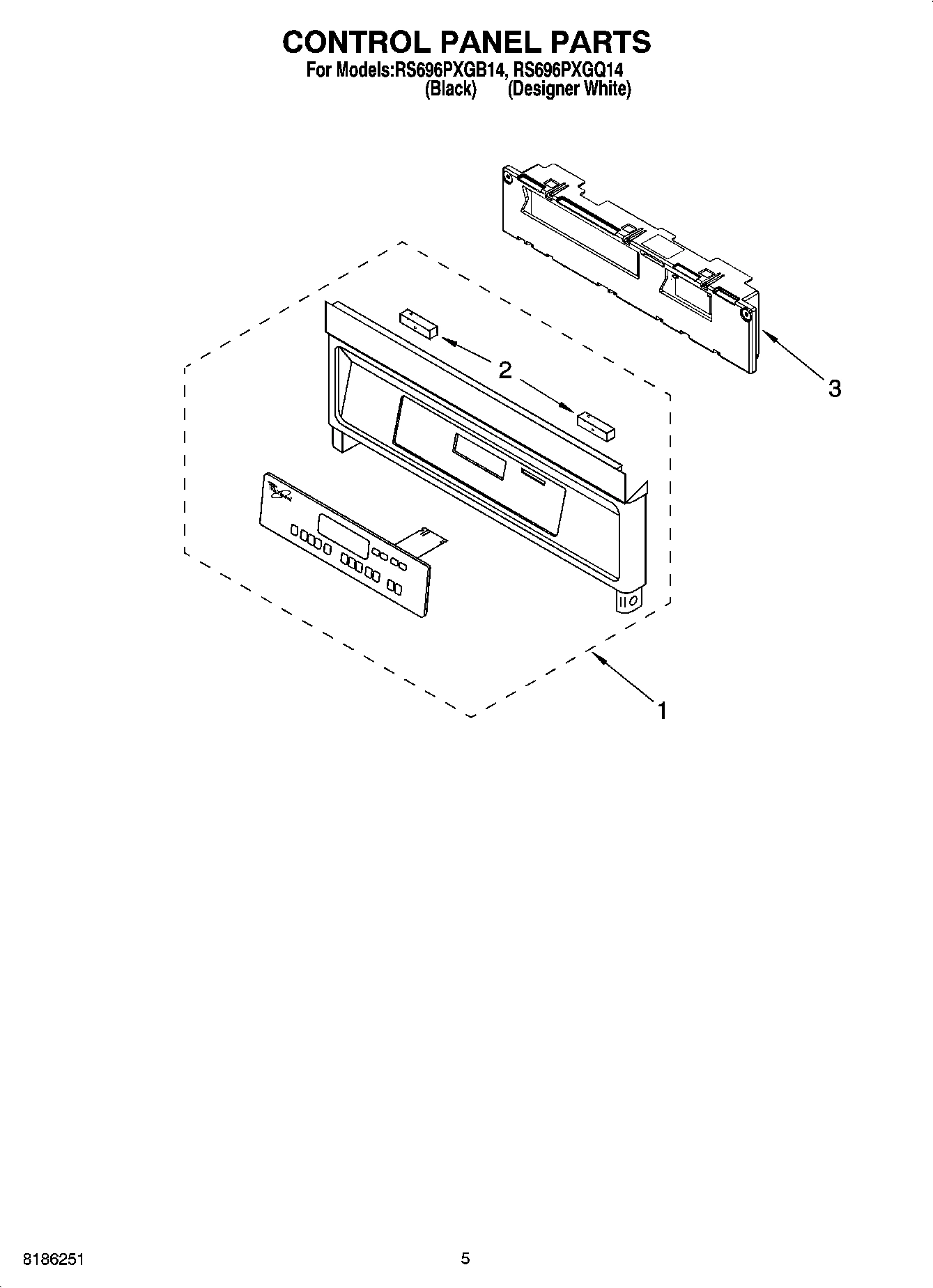 03 - CONTROL PANEL PARTS