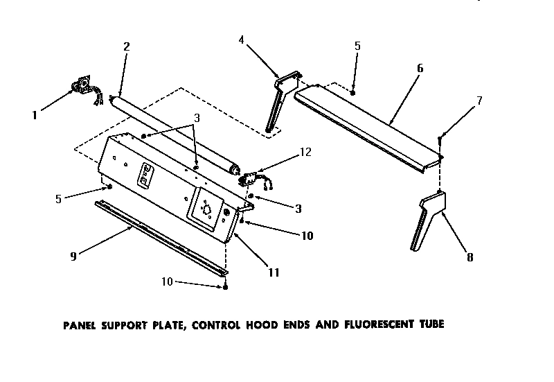 21 - PAN SUPP PLT/CTRL HOOD ENDS & FLOUR TUBE