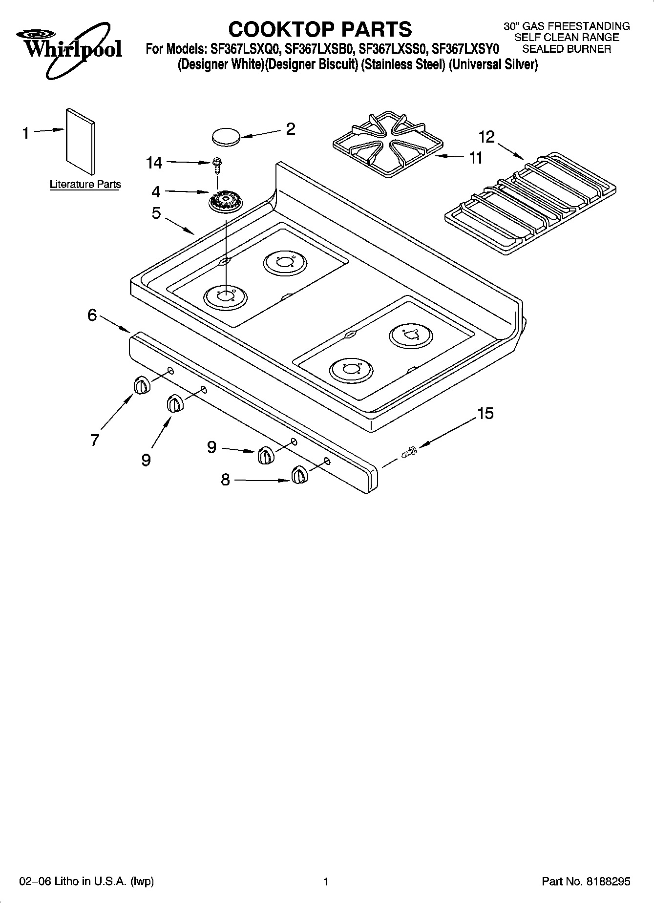 01 - COOKTOP PARTS