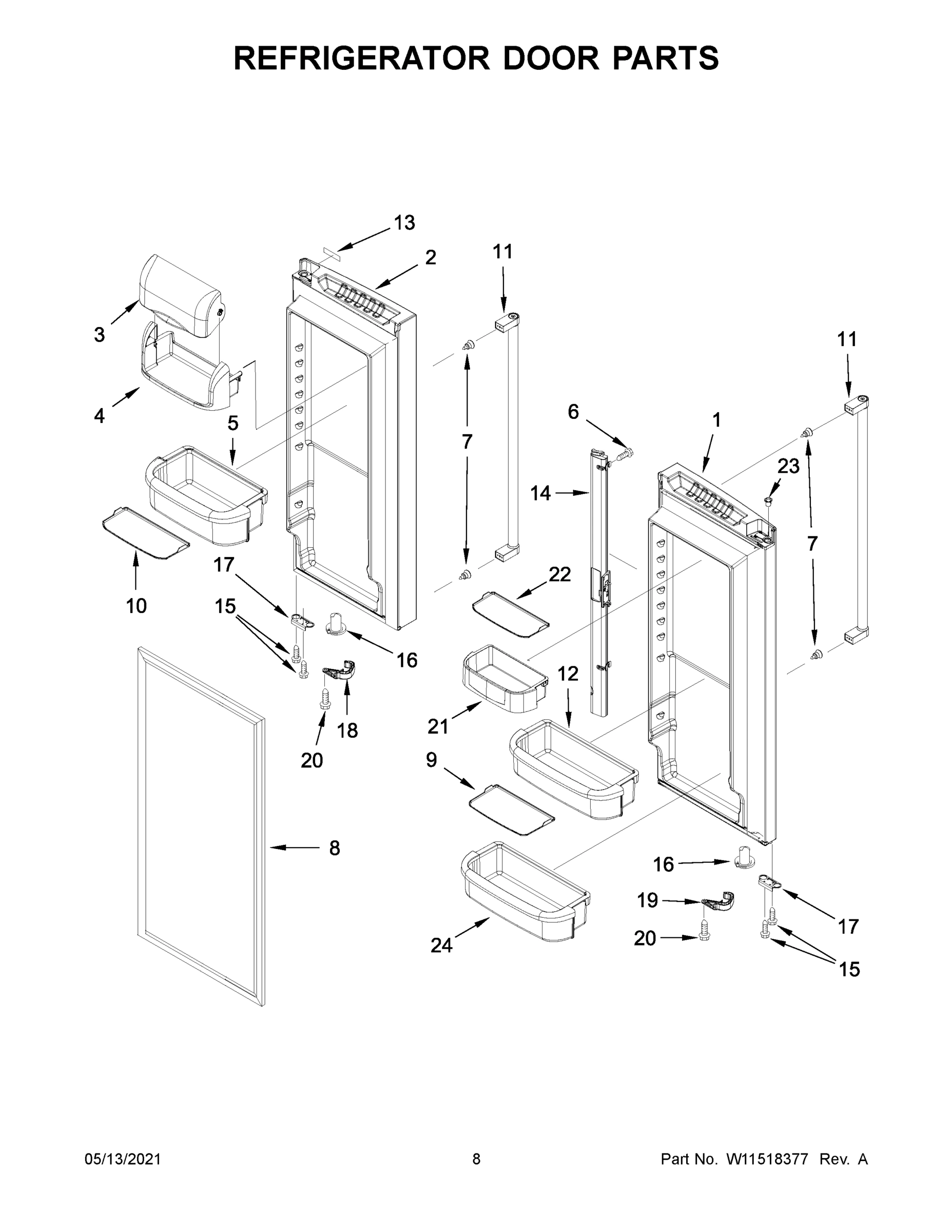 05 - REFRIGERATOR DOOR PARTS