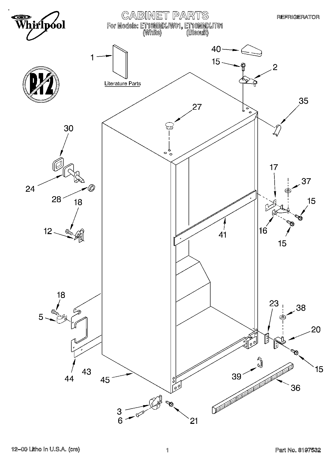 01 - CABINET, LITERATURE