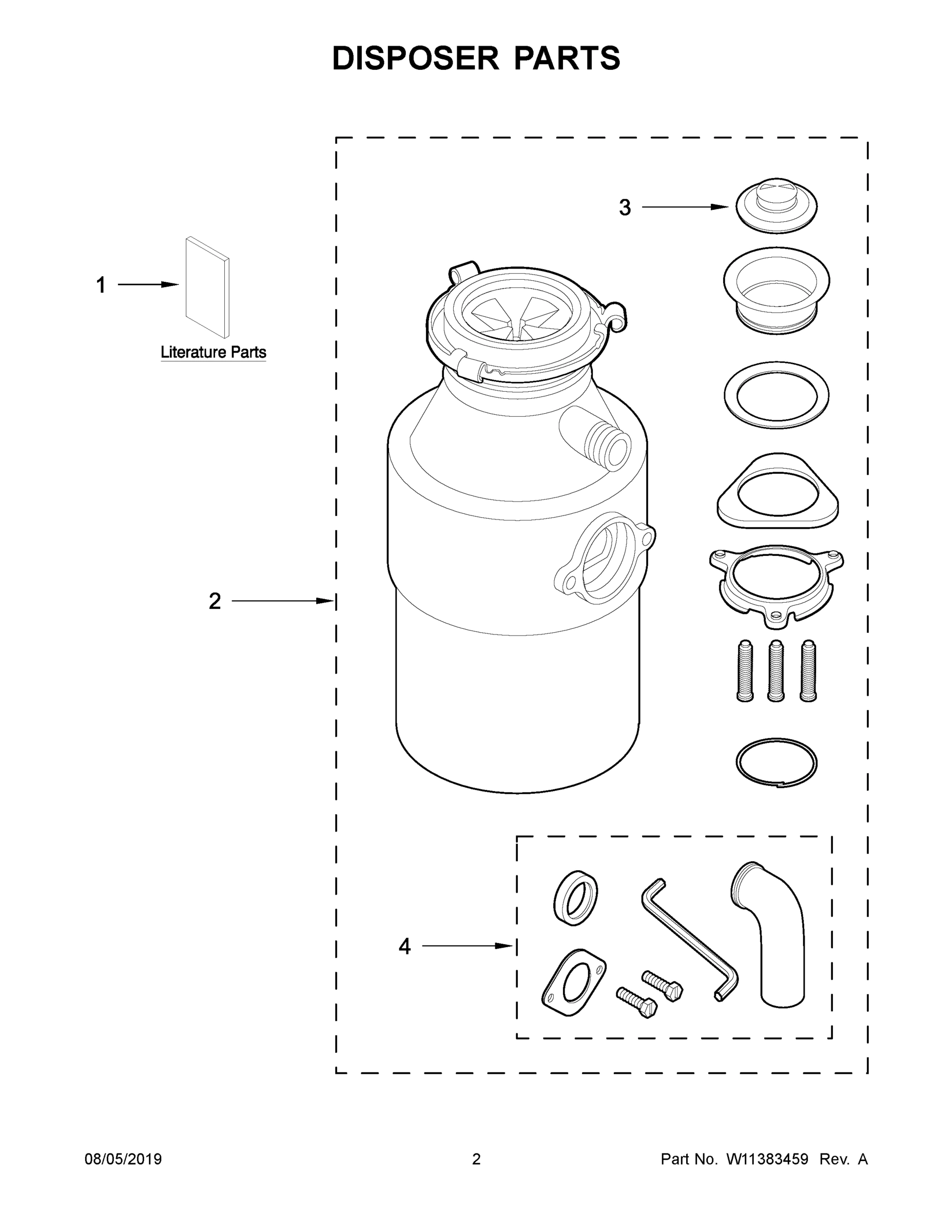 02 - DISPOSER PARTS