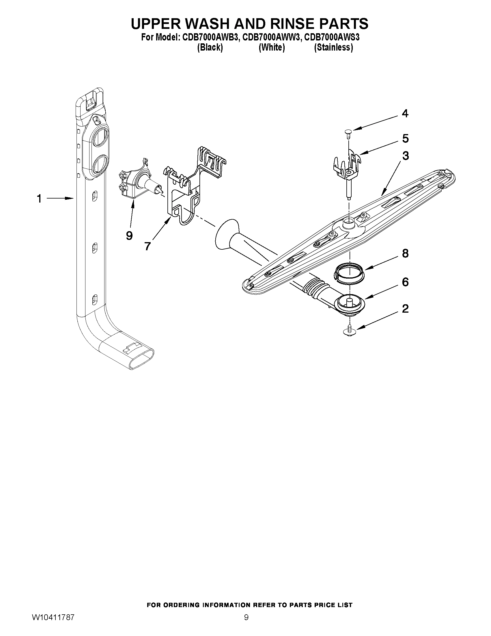 07 - UPPER WASH AND RINSE PARTS