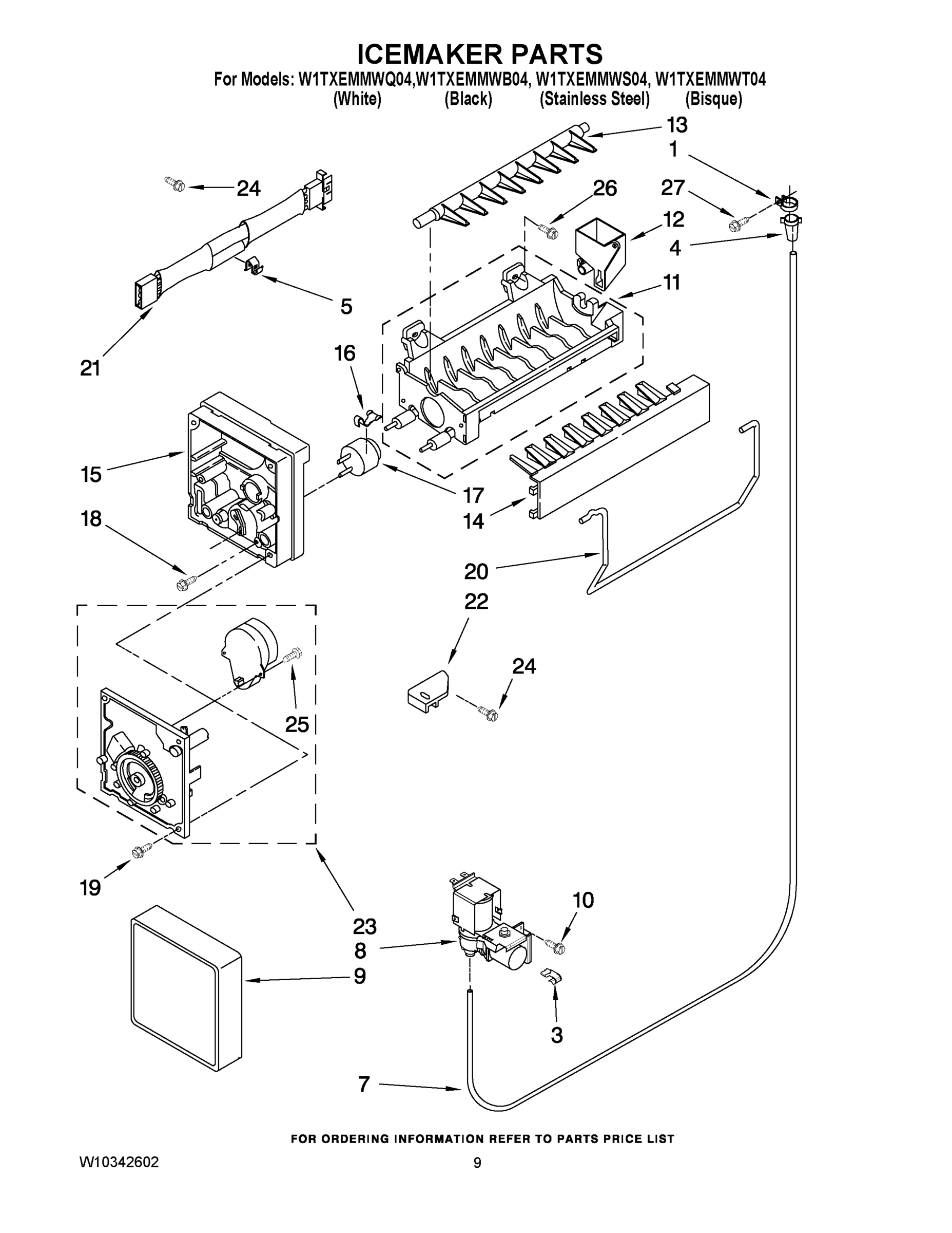 05 - ICEMAKER PARTS