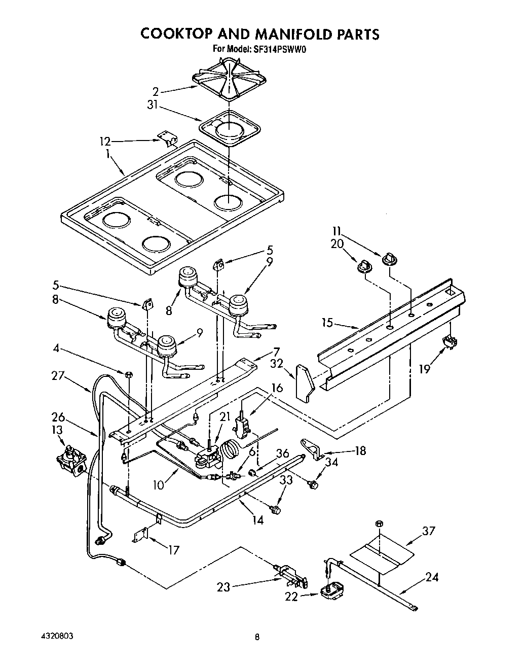 06 - COOK TOP AND MANIFOLD, LITERATURE