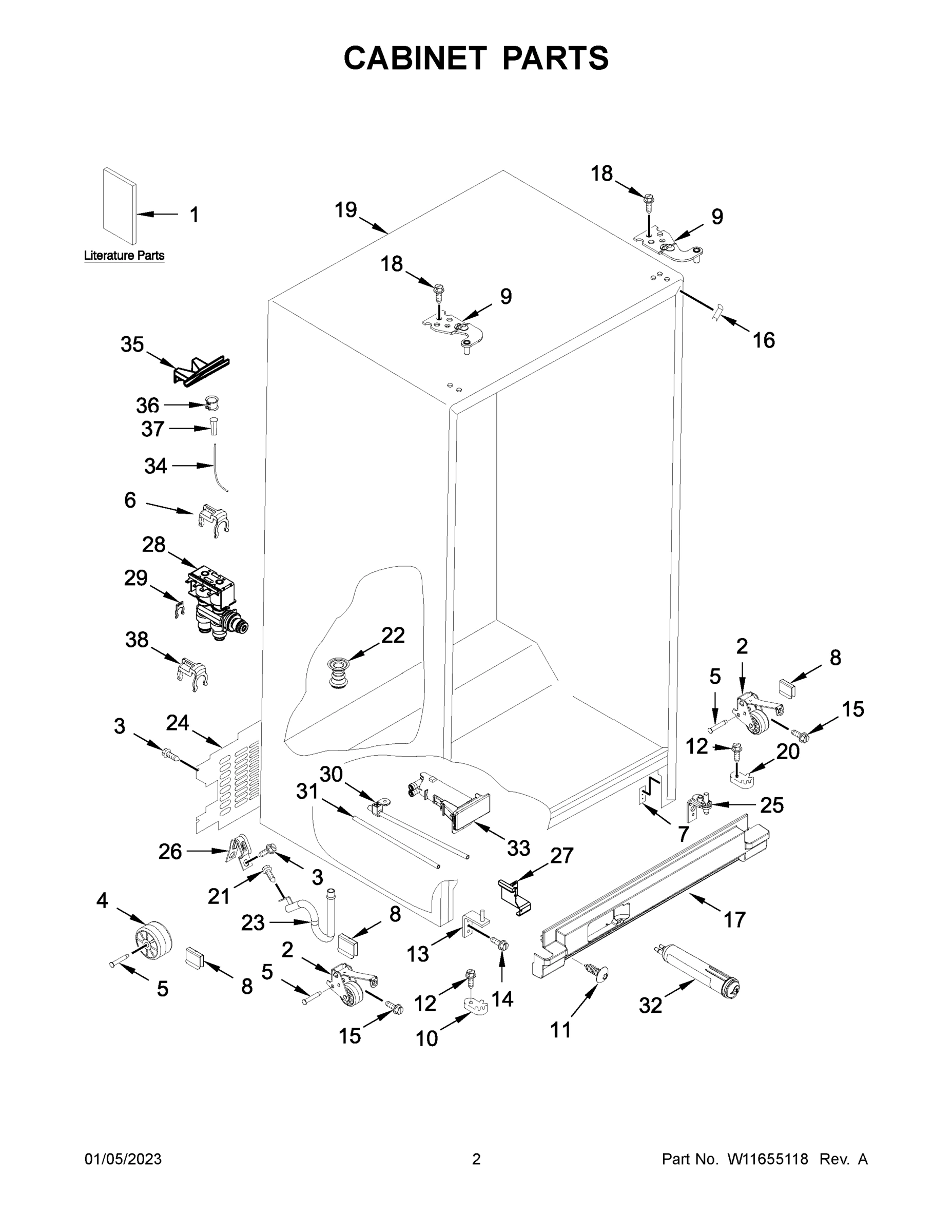 02 - CABINET PARTS