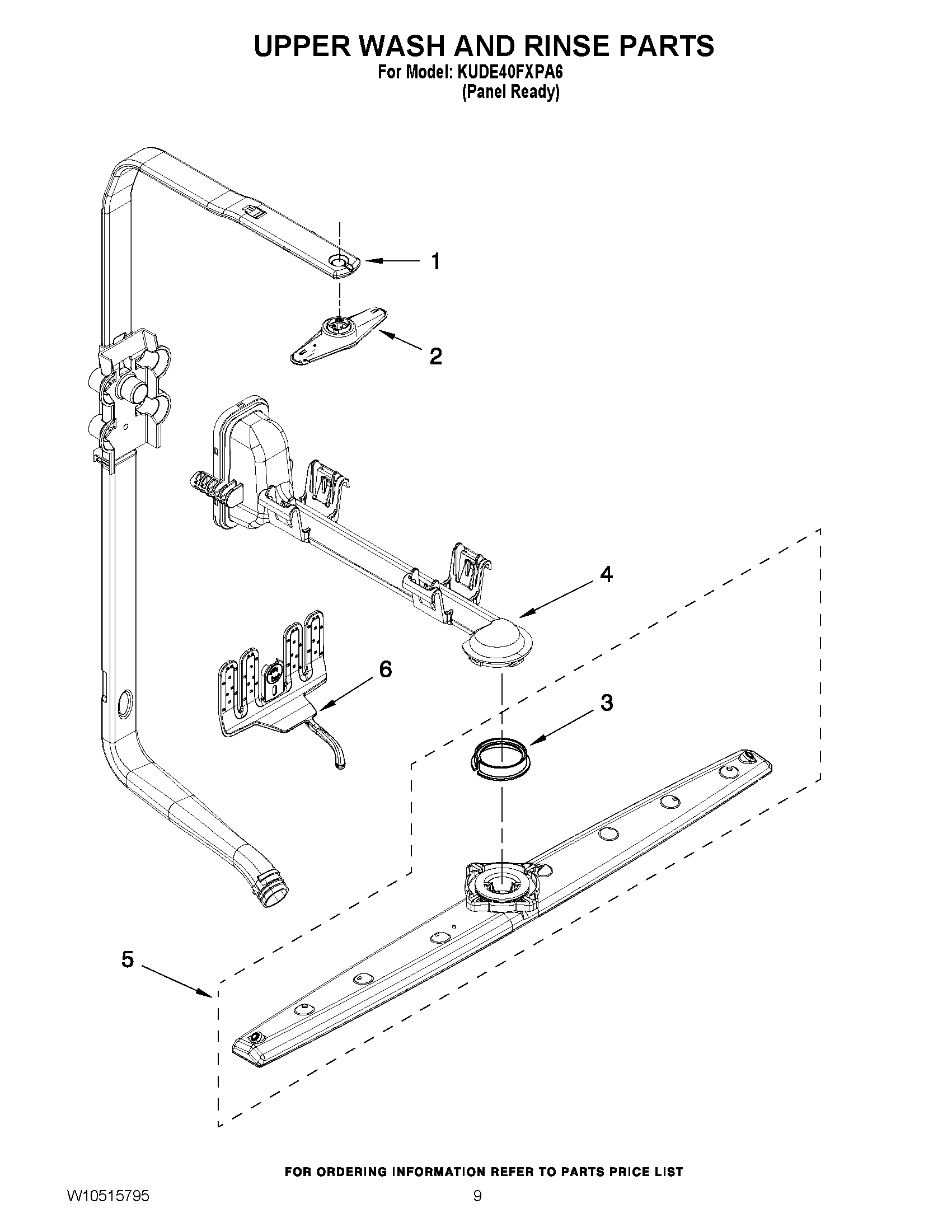 07 - UPPER WASH AND RINSE PARTS