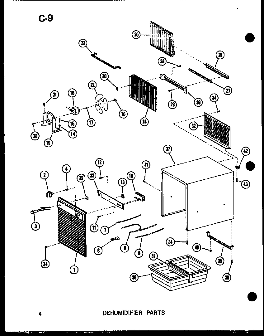 01 - DEHUMIDIFIER PARTS