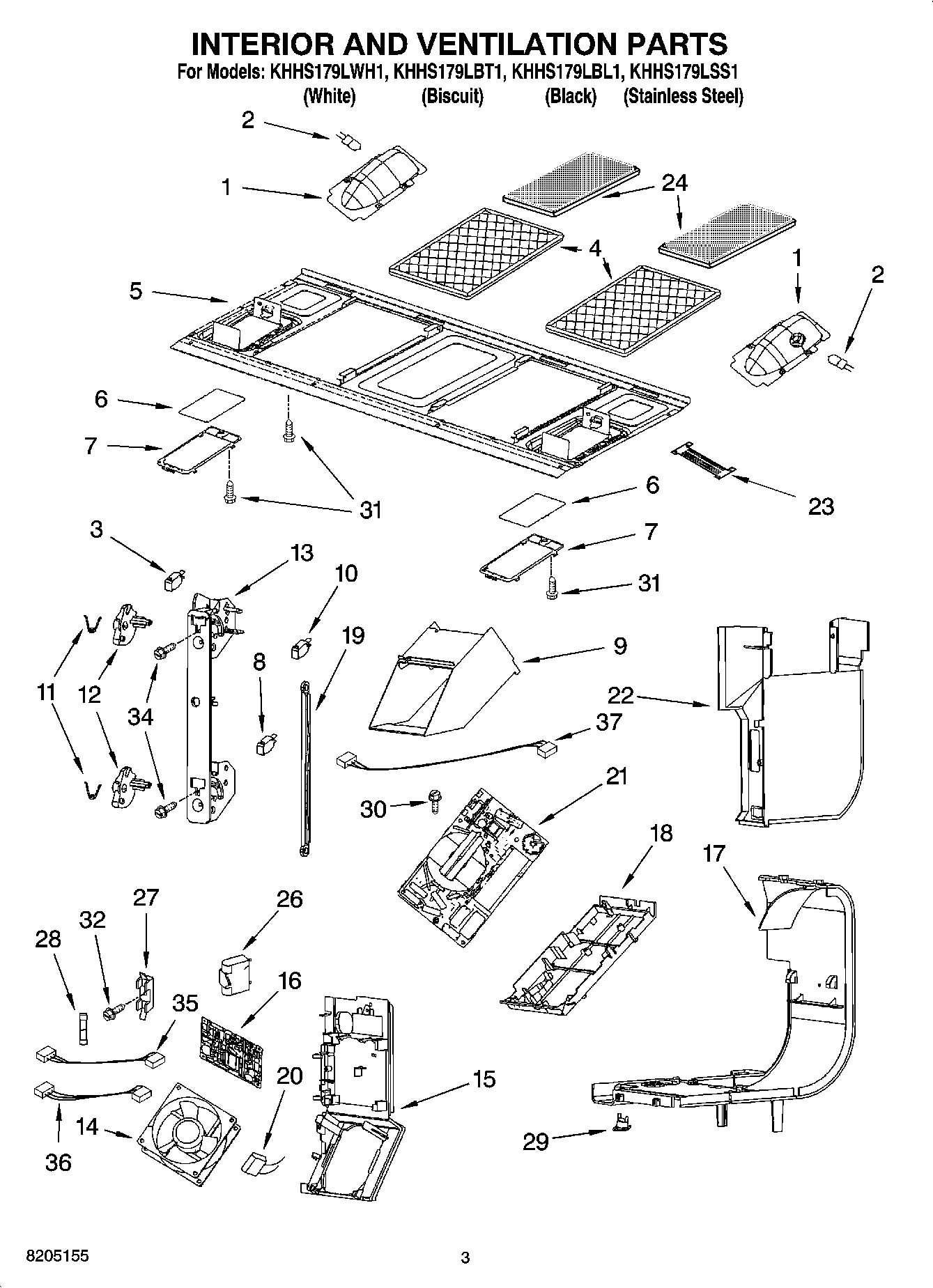 03 - INTERIOR AND VENTILATION PARTS