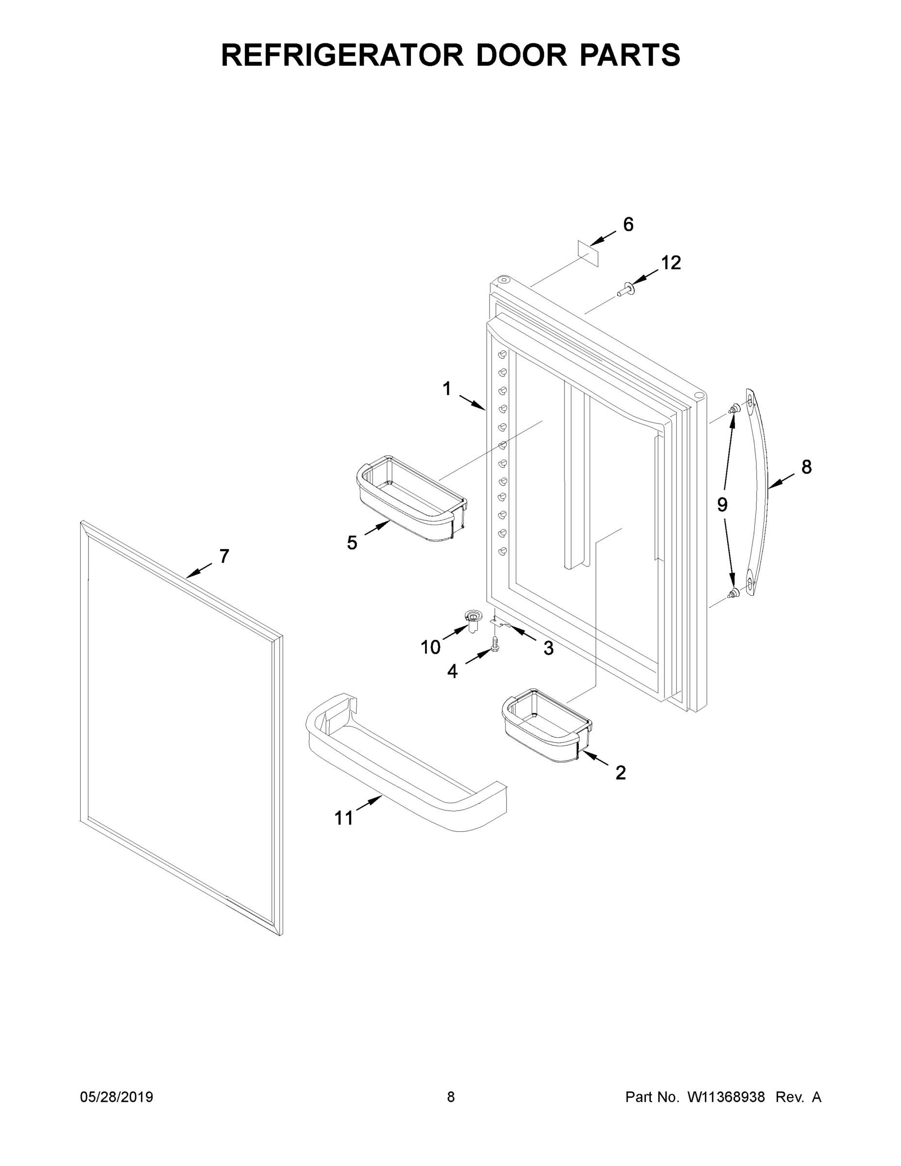05 - REFRIGERATOR DOOR PARTS