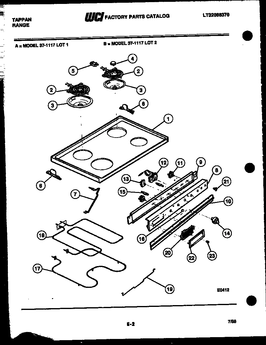 02 - COOKTOP, BROILER AND BACKGUARD
