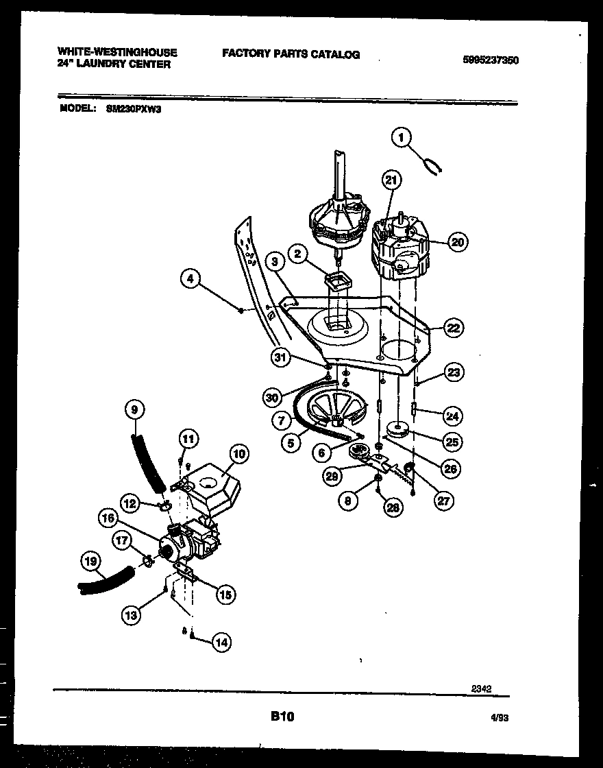 06 - WASHER DRIVE SYSTEM AND PUMP