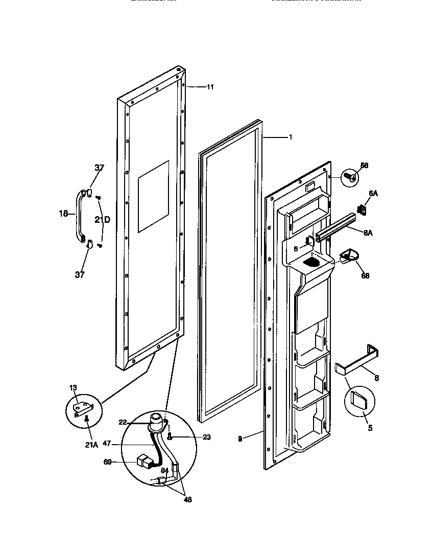 02 - FREEZER DOOR