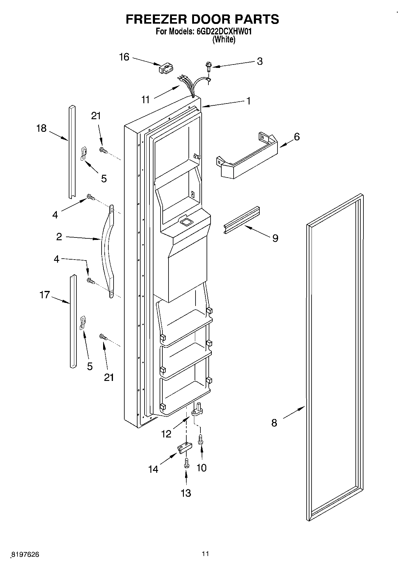 08 - FREEZER DOOR