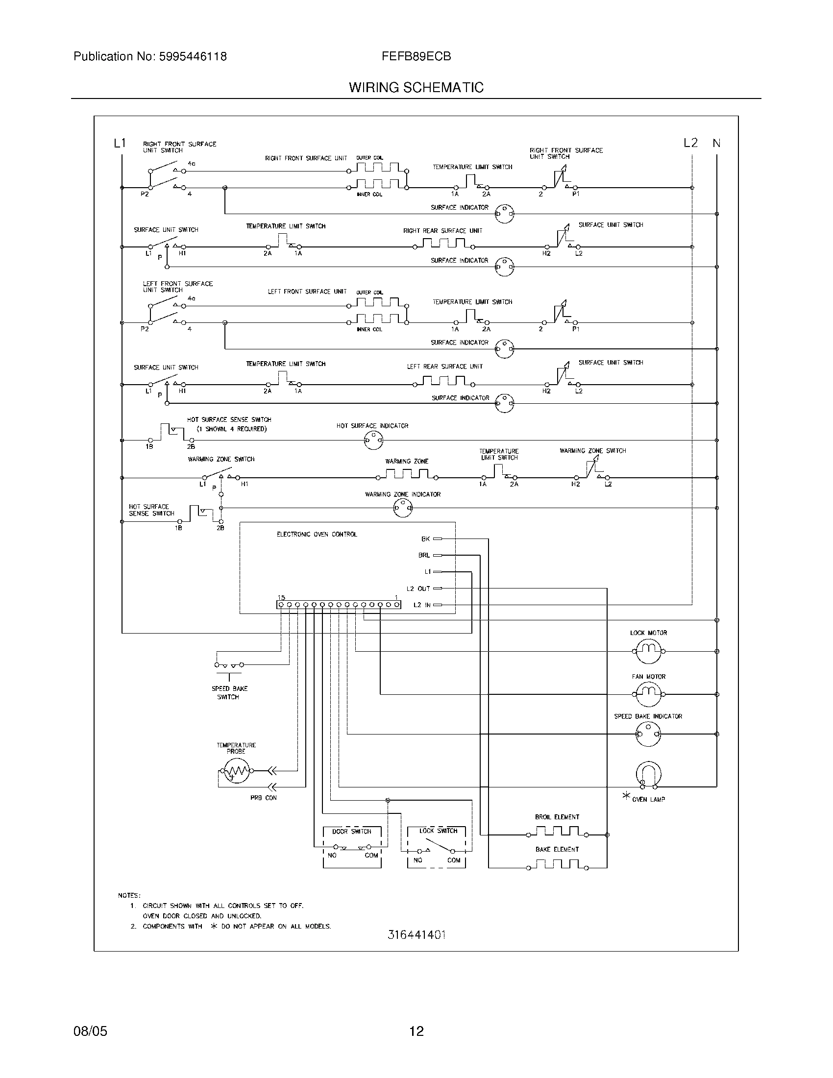 12 - WIRING SCHEMATIC