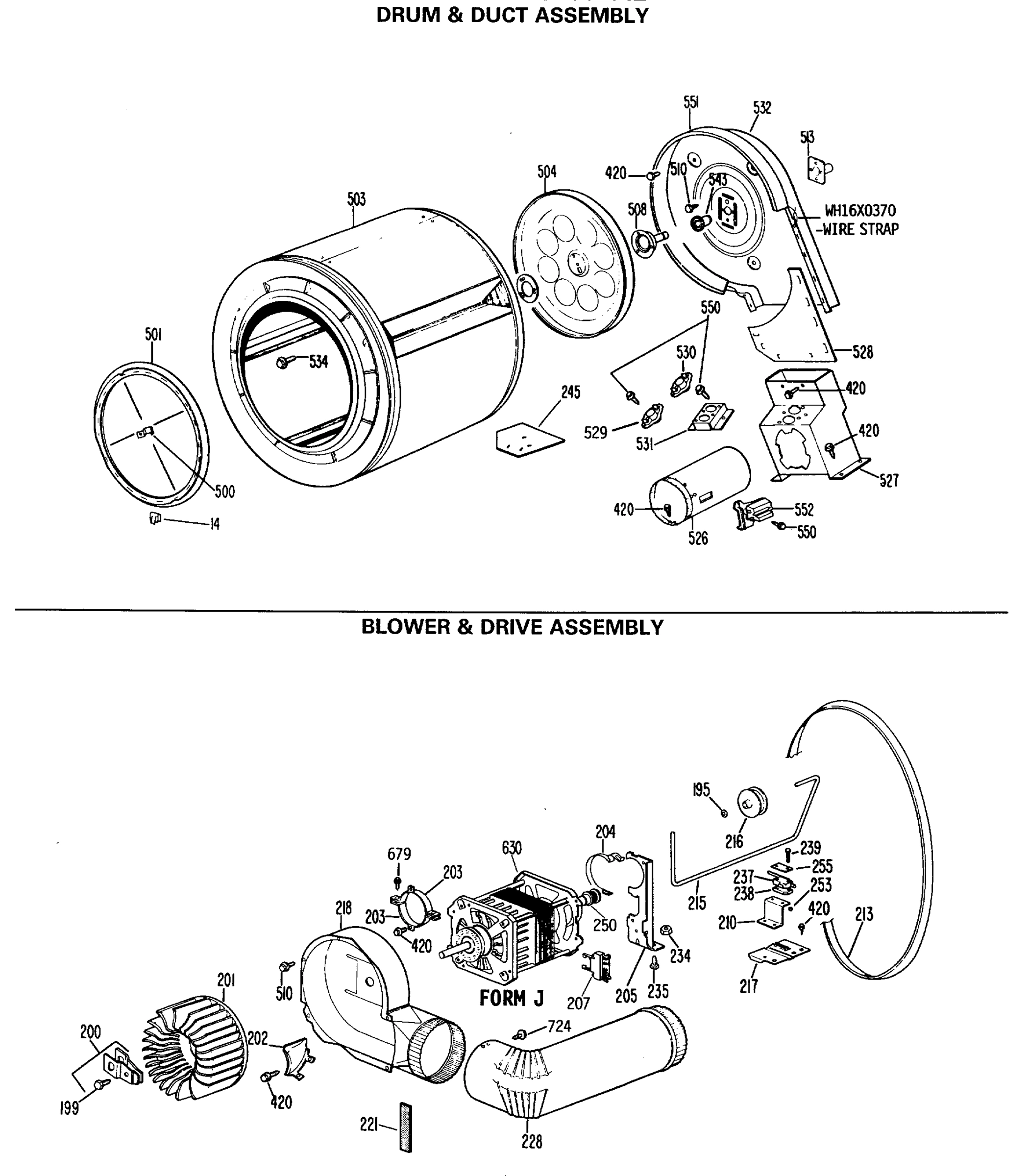 DRUM & DUCT ASSEMBLY