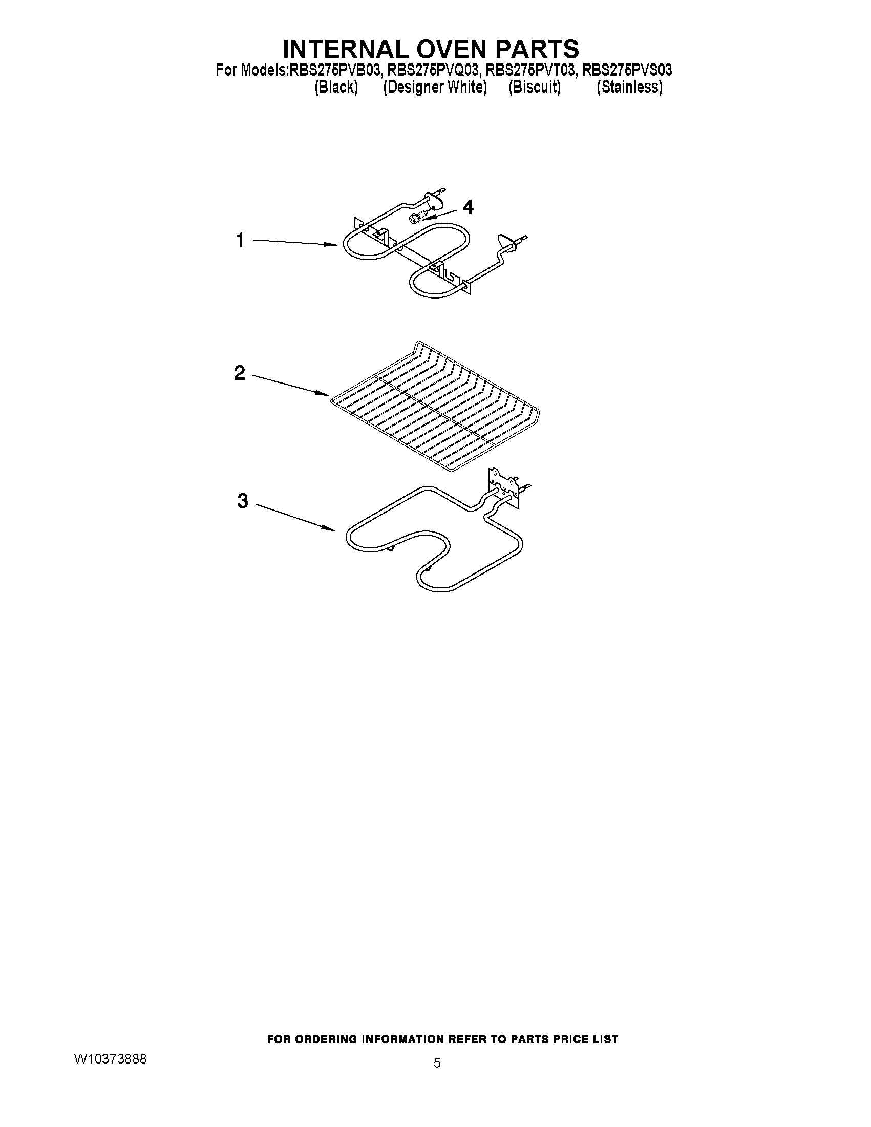 04 - INTERNAL OVEN PARTS