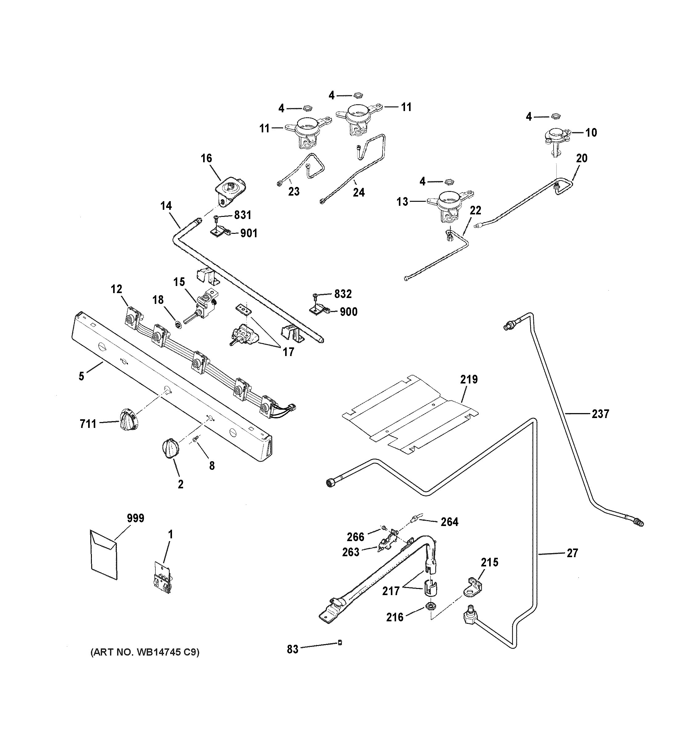 GAS & BURNER PARTS