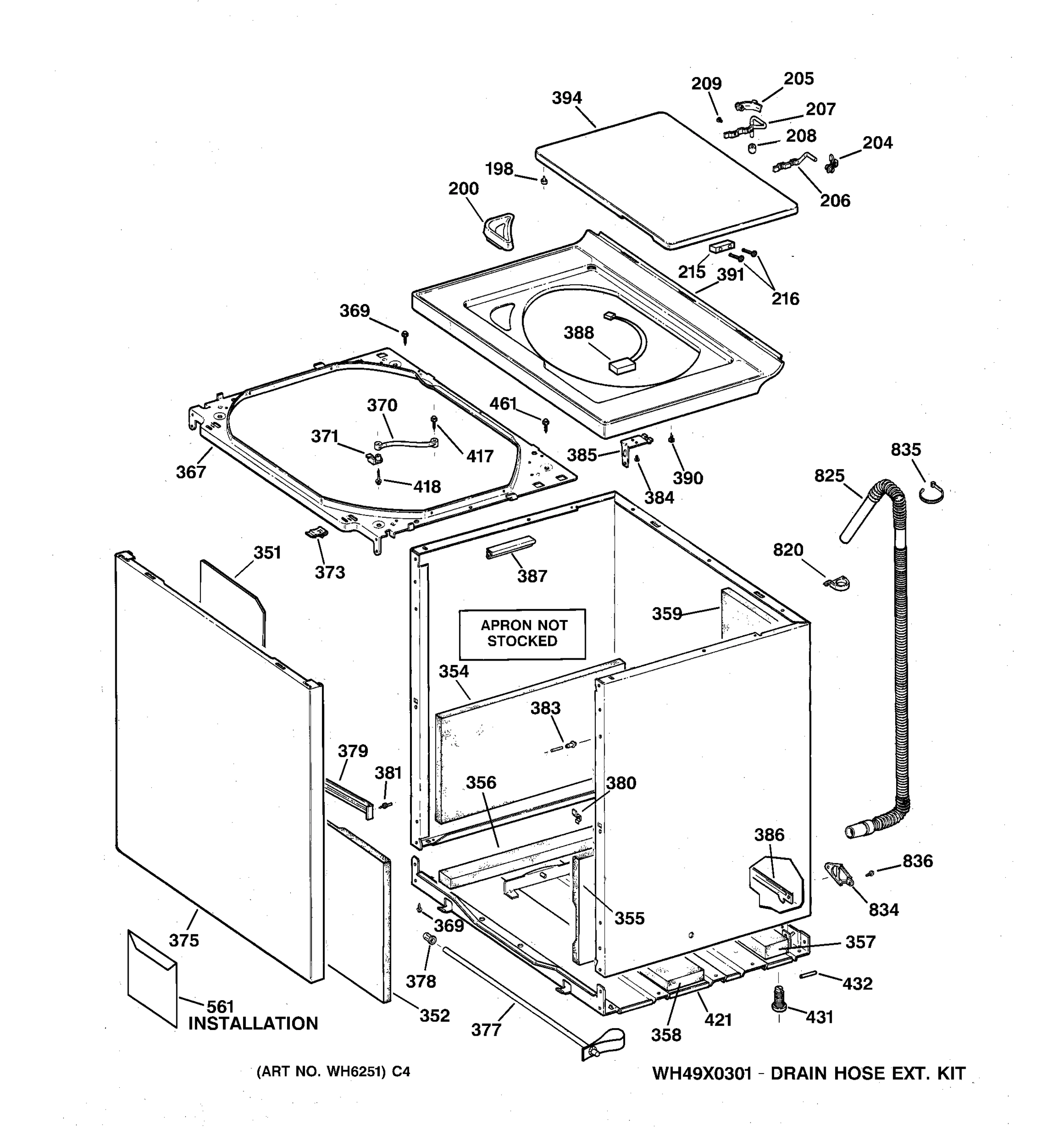 CABINET, COVER & FRONT PANEL