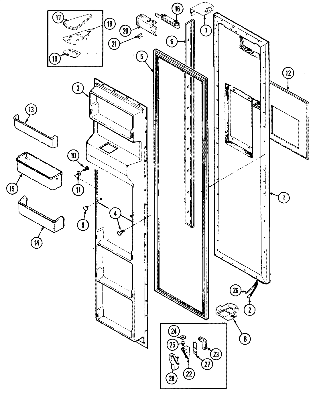 02 - FREEZER DOOR
