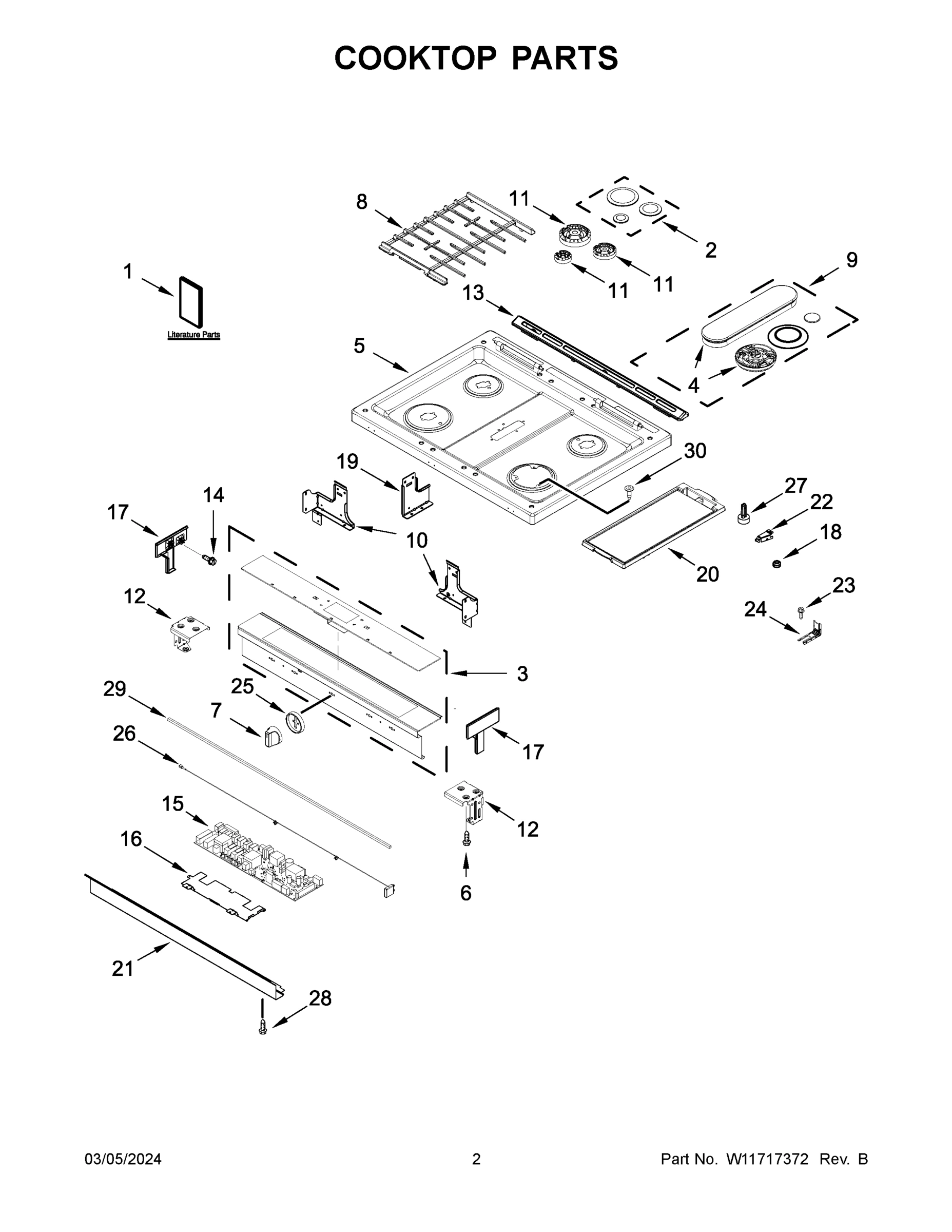 02 - COOKTOP PARTS