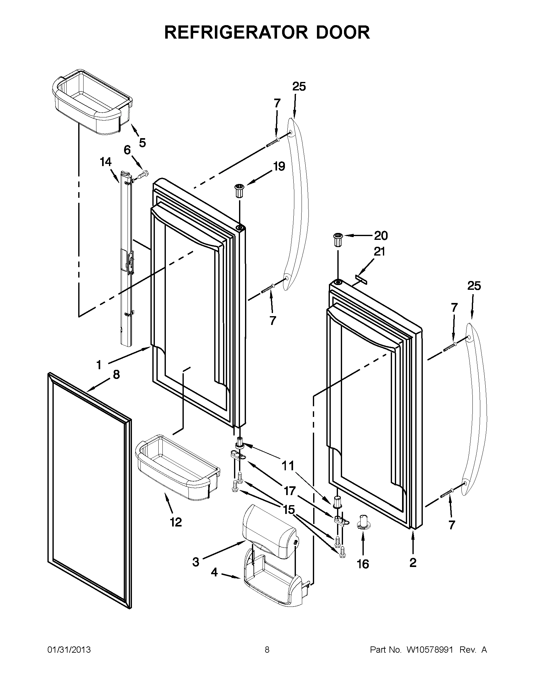04 - REFRIGERATOR DOOR