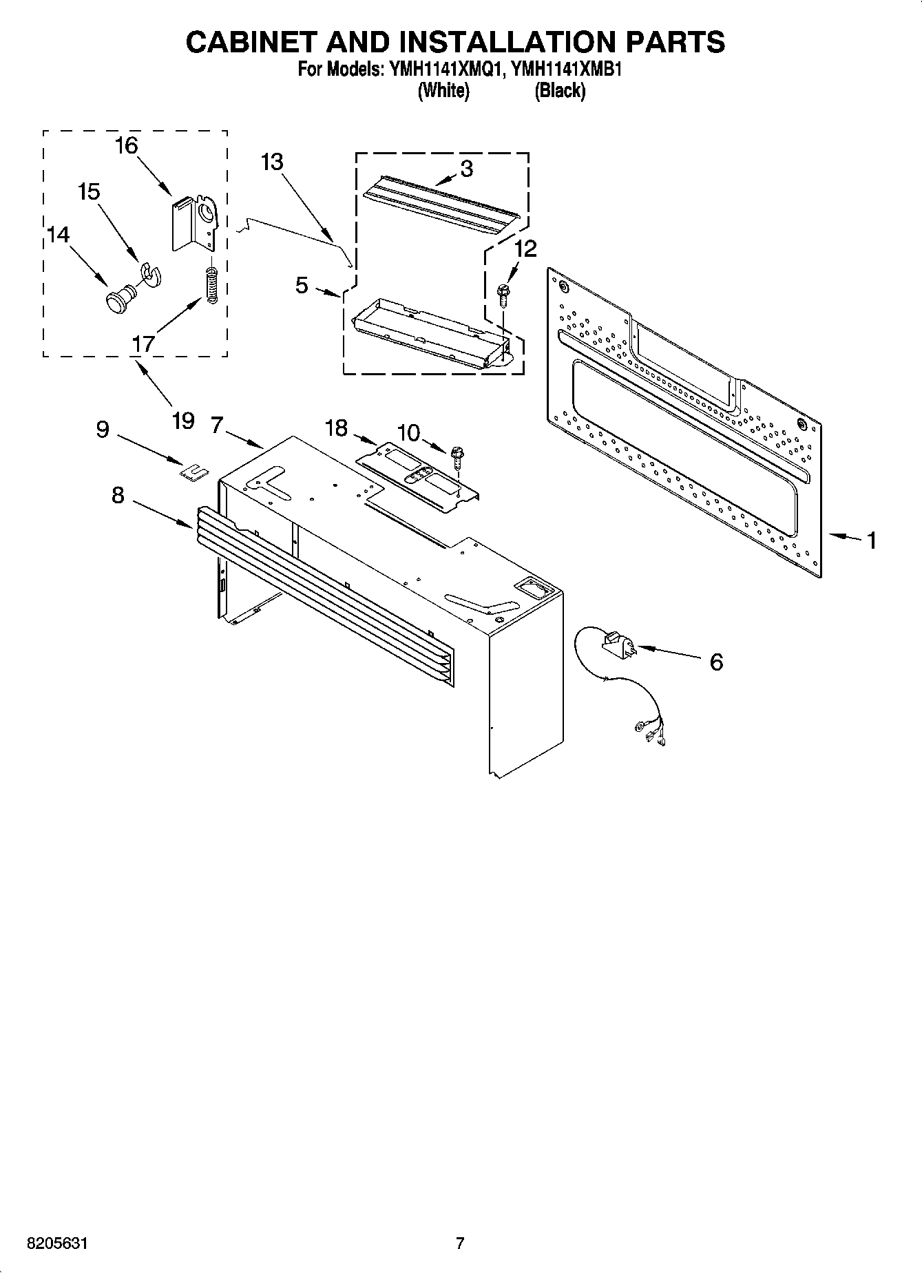 06 - CABINET AND INSTALLATION PARTS