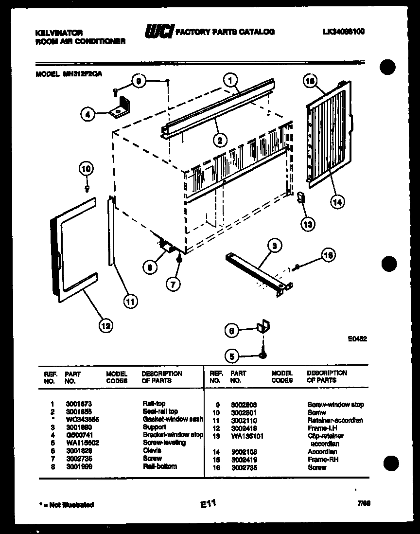 06 - CABINET AND INSTALLATION PARTS