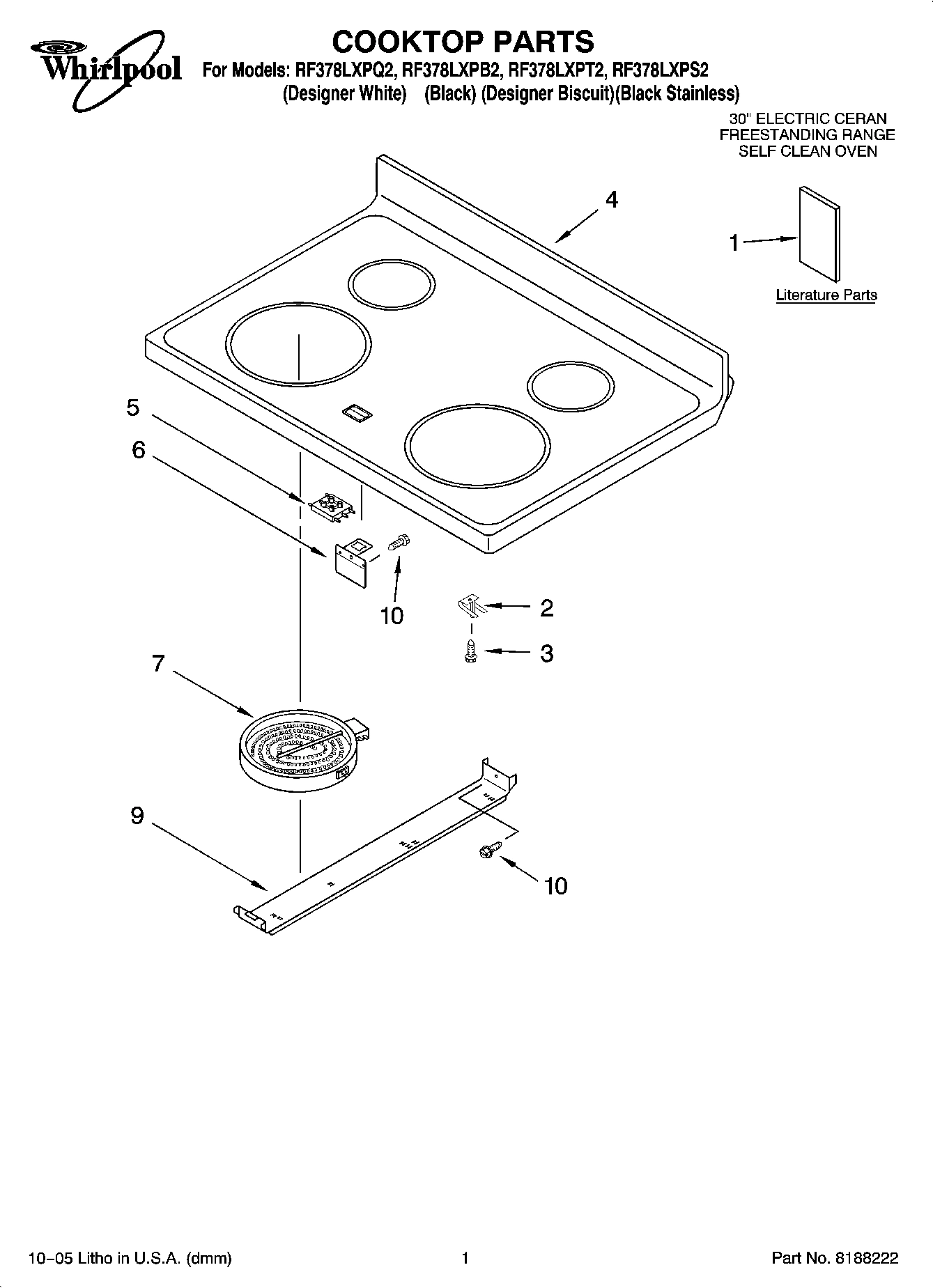 01 - COOKTOP PARTS