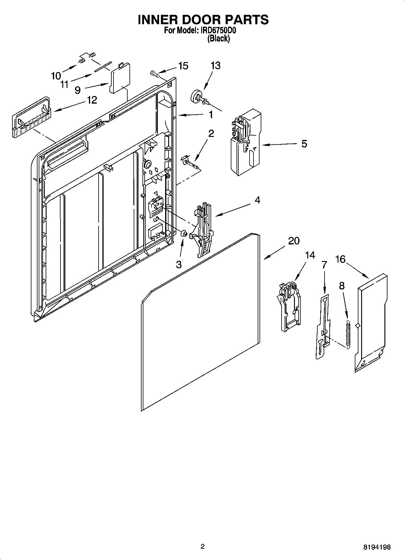 02 - INNER DOOR PARTS