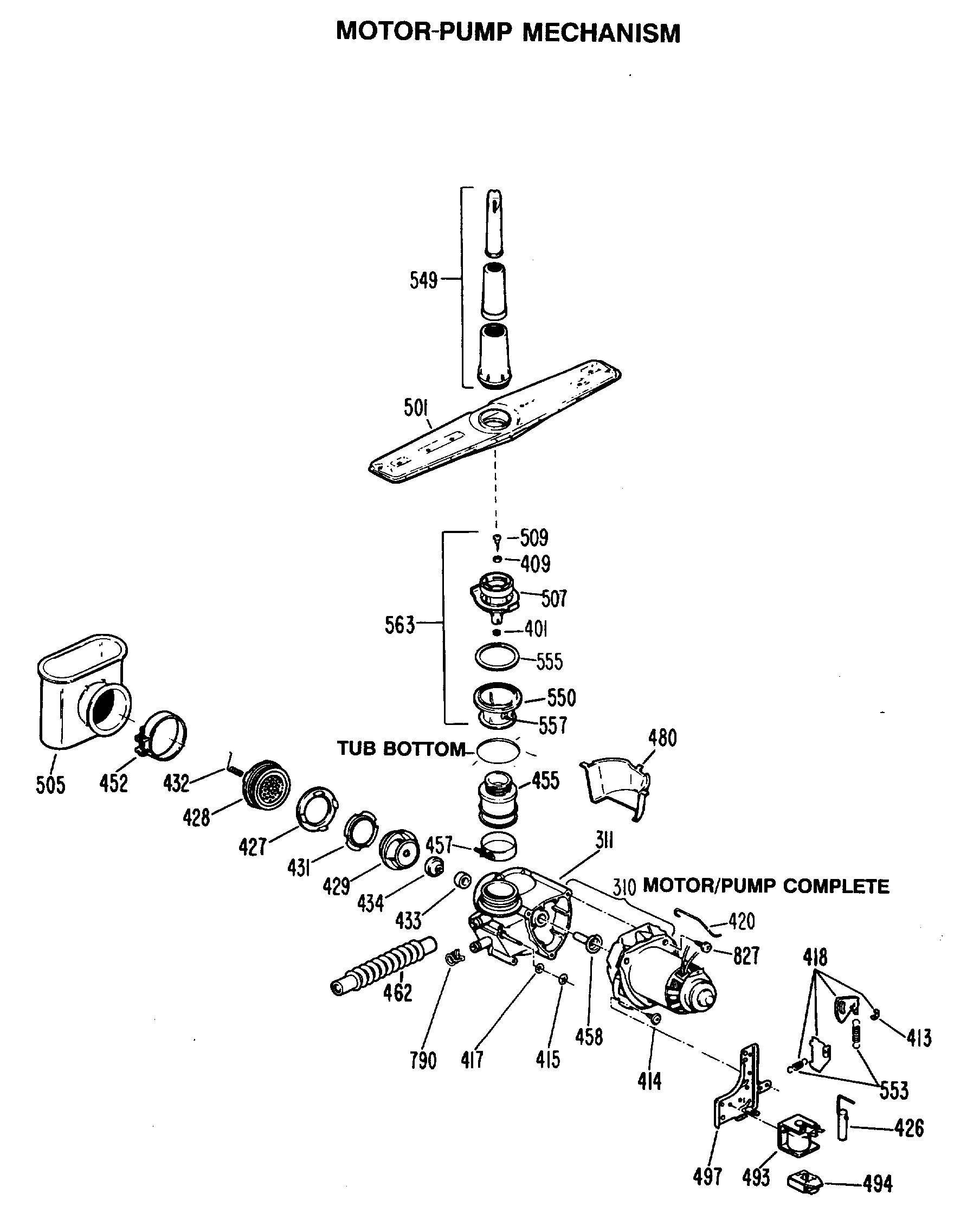 MOTOR-PUMP MECHANISM
