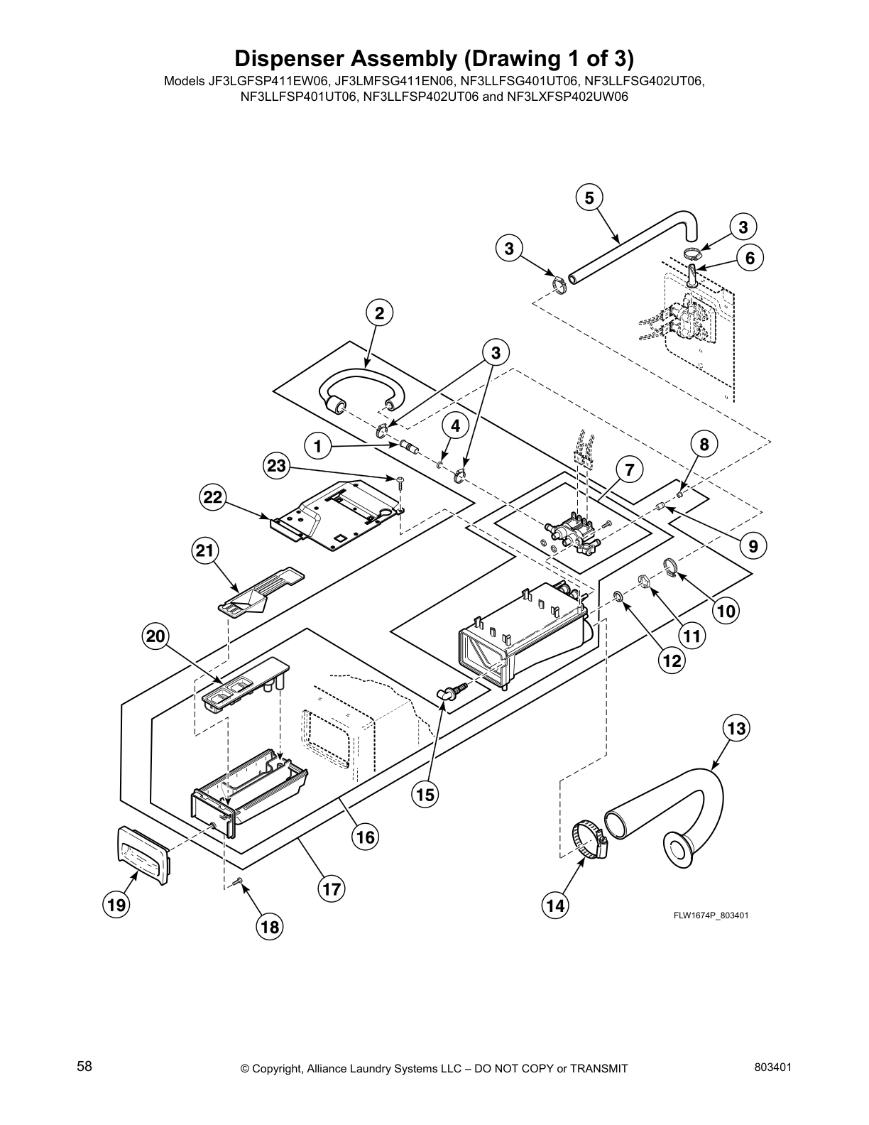 Dispenser Assembly (Drawing 1 of 3)