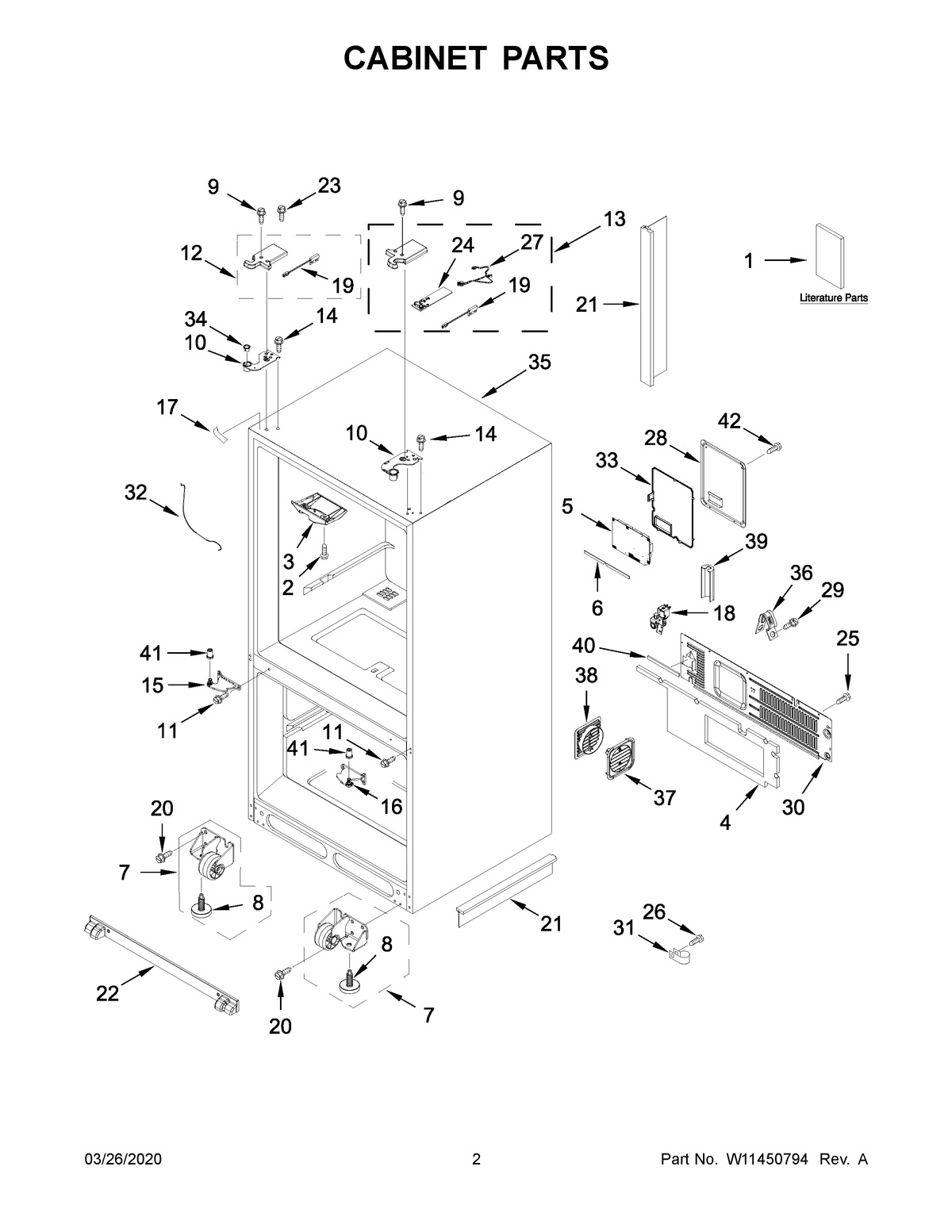 02 - CABINET PARTS