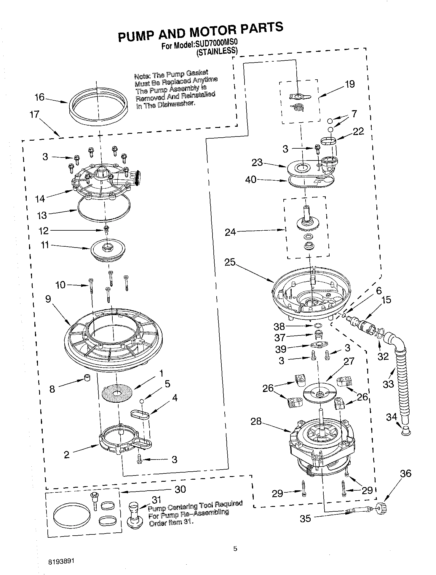 04 - PUMP AND MOTOR PARTS