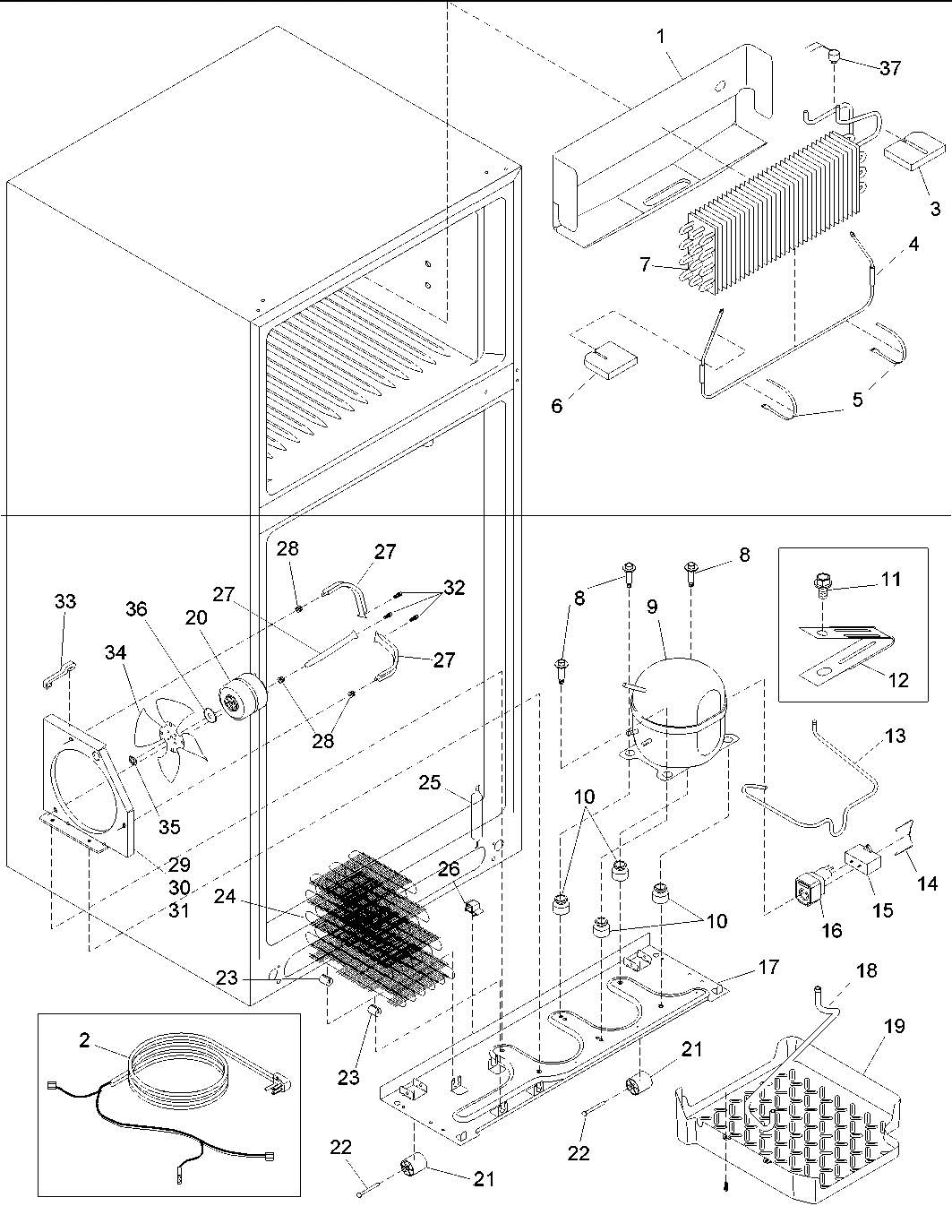 03 - Evaporator and Machine Compartment