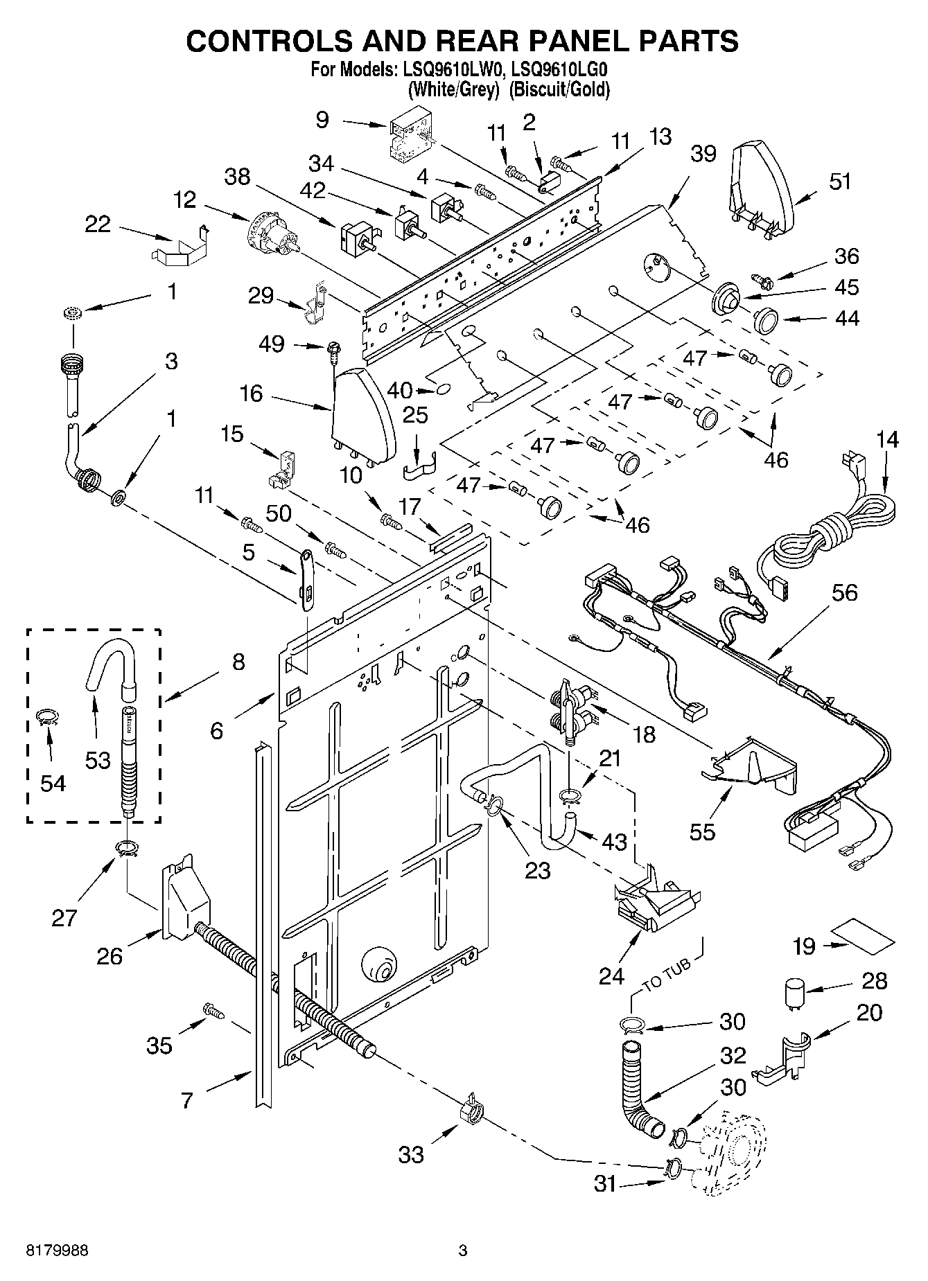 02 - CONTROLS AND REAR PANEL PARTS